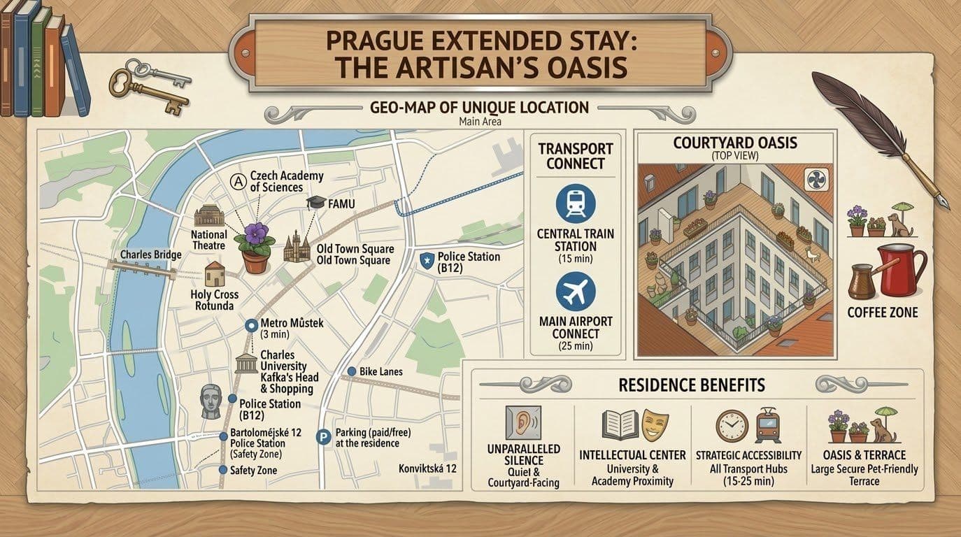 Prenájom bytu 35 m², Konviktská, Praha, Praha Prenájom bytu 35 m², Konviktská, Praha, Praha