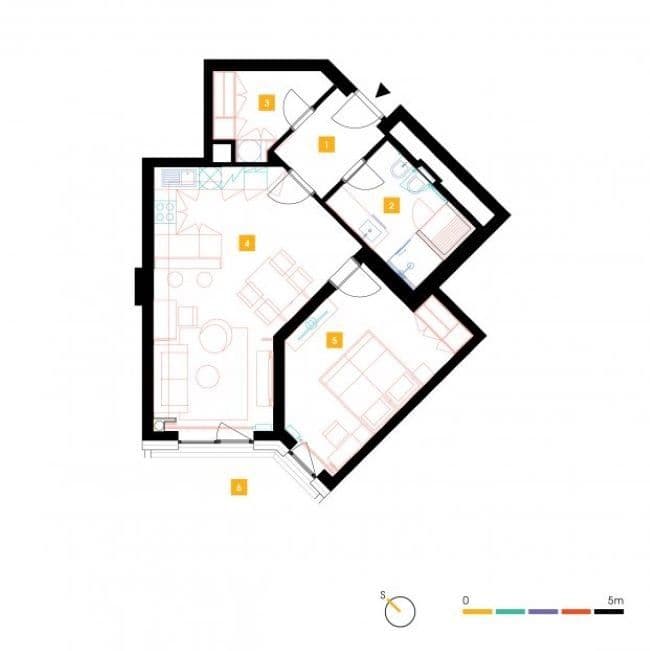 Prenájom bytu 2-izbový 65 m², Mukařovského, Praha, Praha Prenájom bytu 2-izbový 65 m², Mukařovského, Praha, Praha