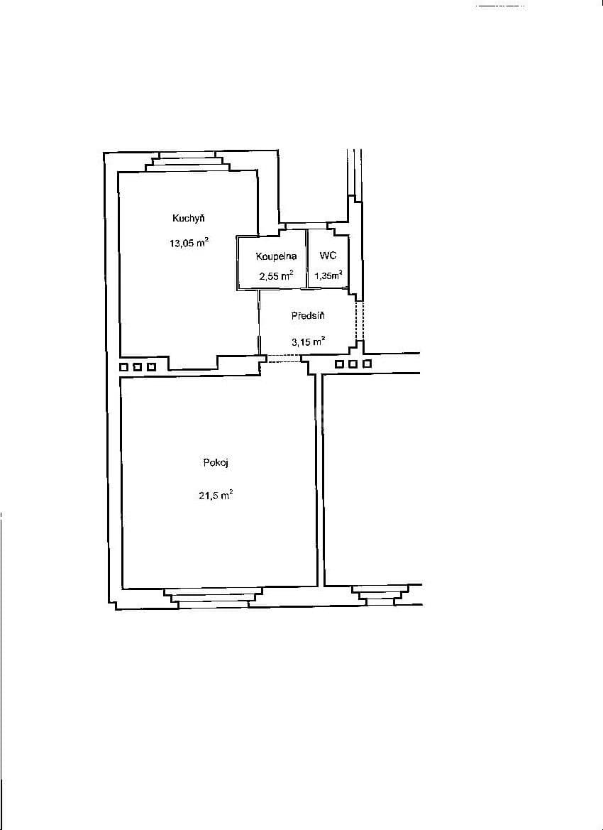 Prenájom bytu 1-izbový 45 m², Malá Štěpánská, Praha, Praha Prenájom bytu 1-izbový 45 m², Malá Štěpánská, Praha, Praha