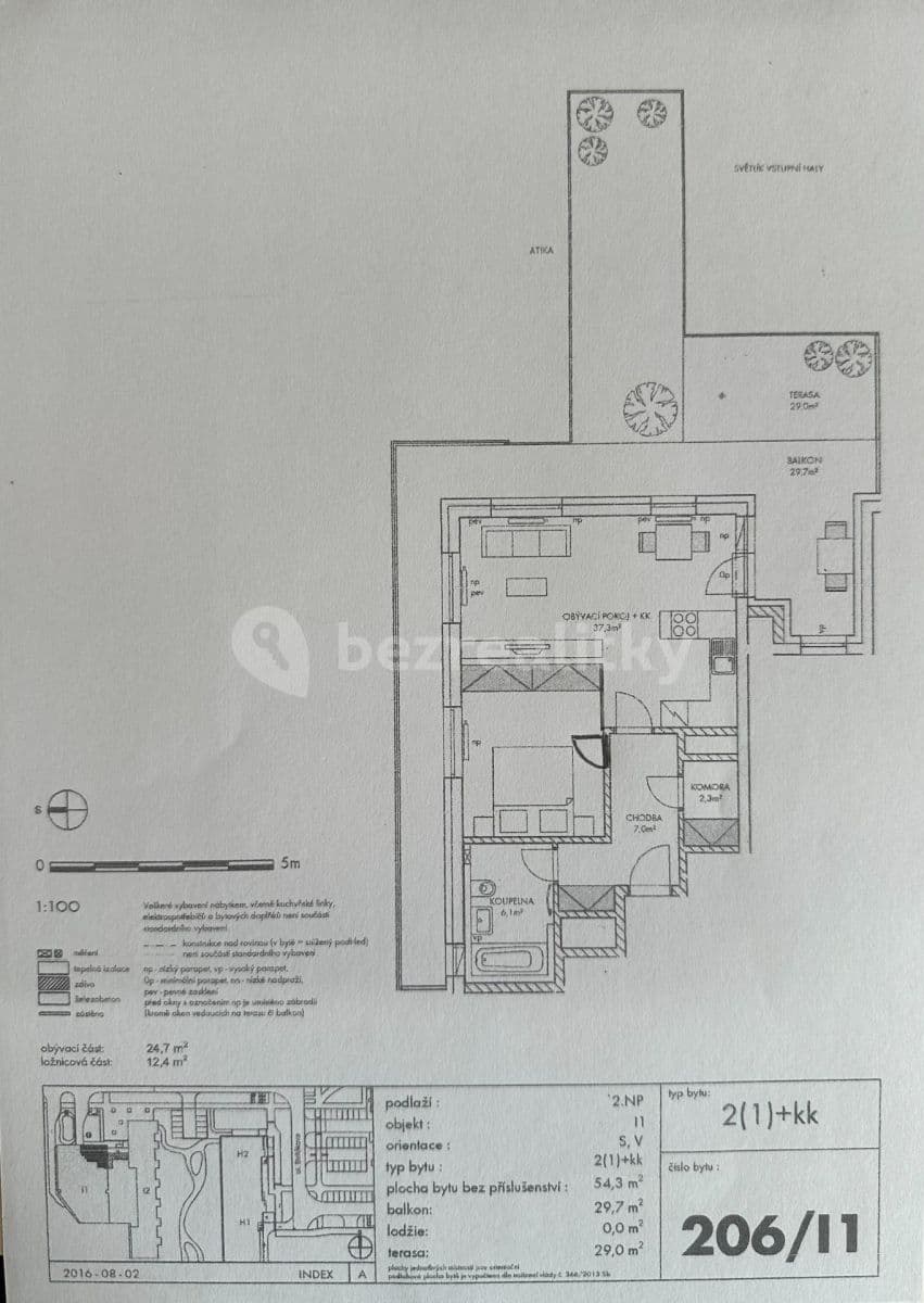 Prenájom bytu 2-izbový 54 m², Medunova, Praha, Praha Prenájom bytu 2-izbový 54 m², Medunova, Praha, Praha