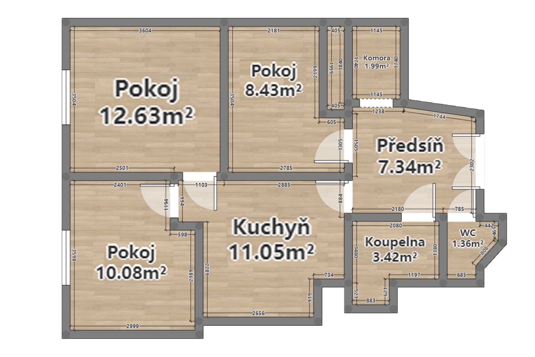 Prenájom bytu 3-izbový 57 m², Prokopova, Plzeň, Plzeňský kraj Prenájom bytu 3-izbový 57 m², Prokopova, Plzeň, Plzeňský kraj