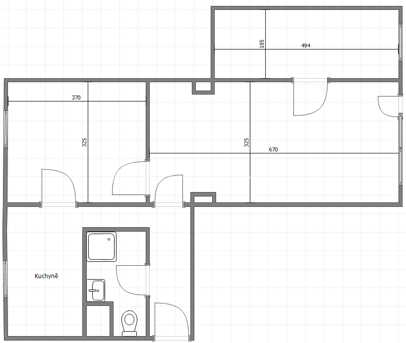 Prenájom bytu 3-izbový 65 m², Na Stezce, Praha, Praha Prenájom bytu 3-izbový 65 m², Na Stezce, Praha, Praha