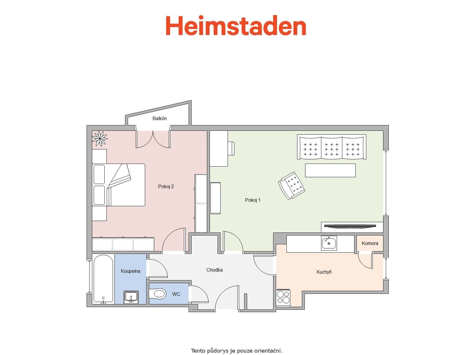Prenájom bytu 2-izbový 50 m², Kpt. Nálepky, Orlová, Moravskoslezský kraj Prenájom bytu 2-izbový 50 m², Kpt. Nálepky, Orlová, Moravskoslezský kraj