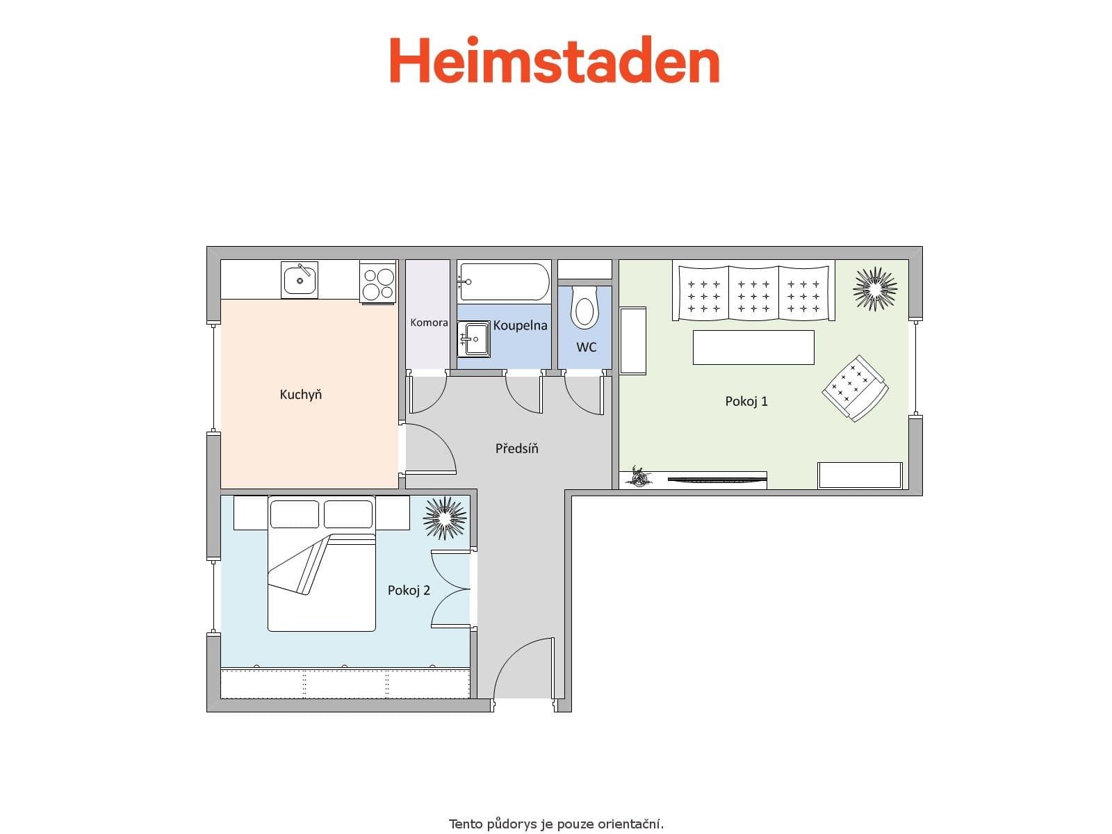 Prenájom bytu 2-izbový 54 m², Nerudova, Havířov, Moravskoslezský kraj Prenájom bytu 2-izbový 54 m², Nerudova, Havířov, Moravskoslezský kraj