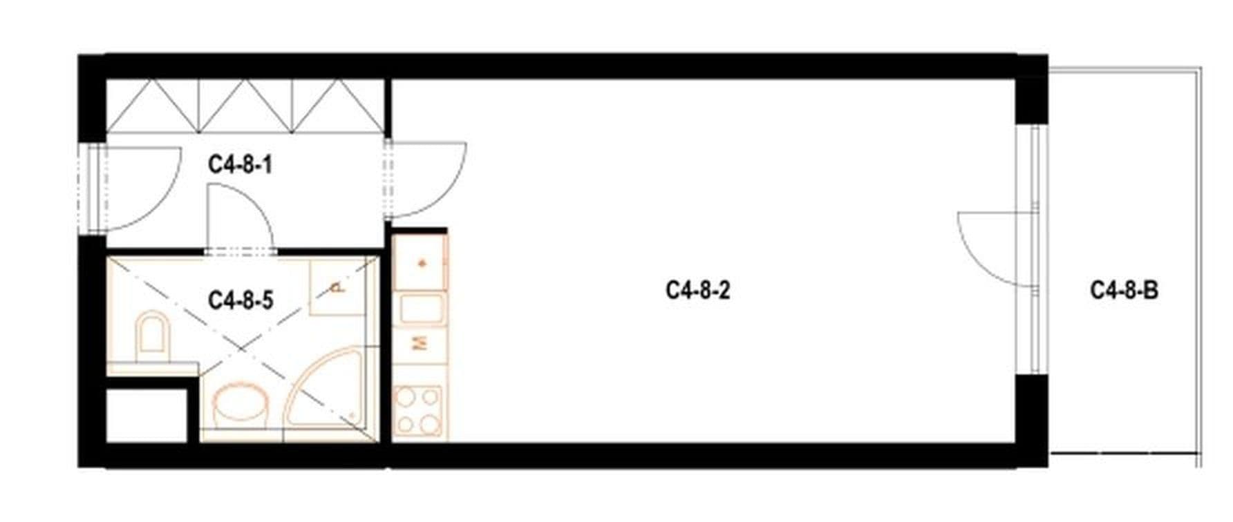 Prenájom bytu 1-izbový 37 m², Na Slatince, Praha, Praha Prenájom bytu 1-izbový 37 m², Na Slatince, Praha, Praha