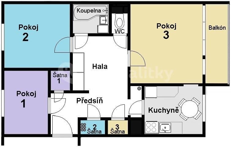 Prenájom bytu 3-izbový 73 m², Oderská, Brno, Jihomoravský kraj Prenájom bytu 3-izbový 73 m², Oderská, Brno, Jihomoravský kraj