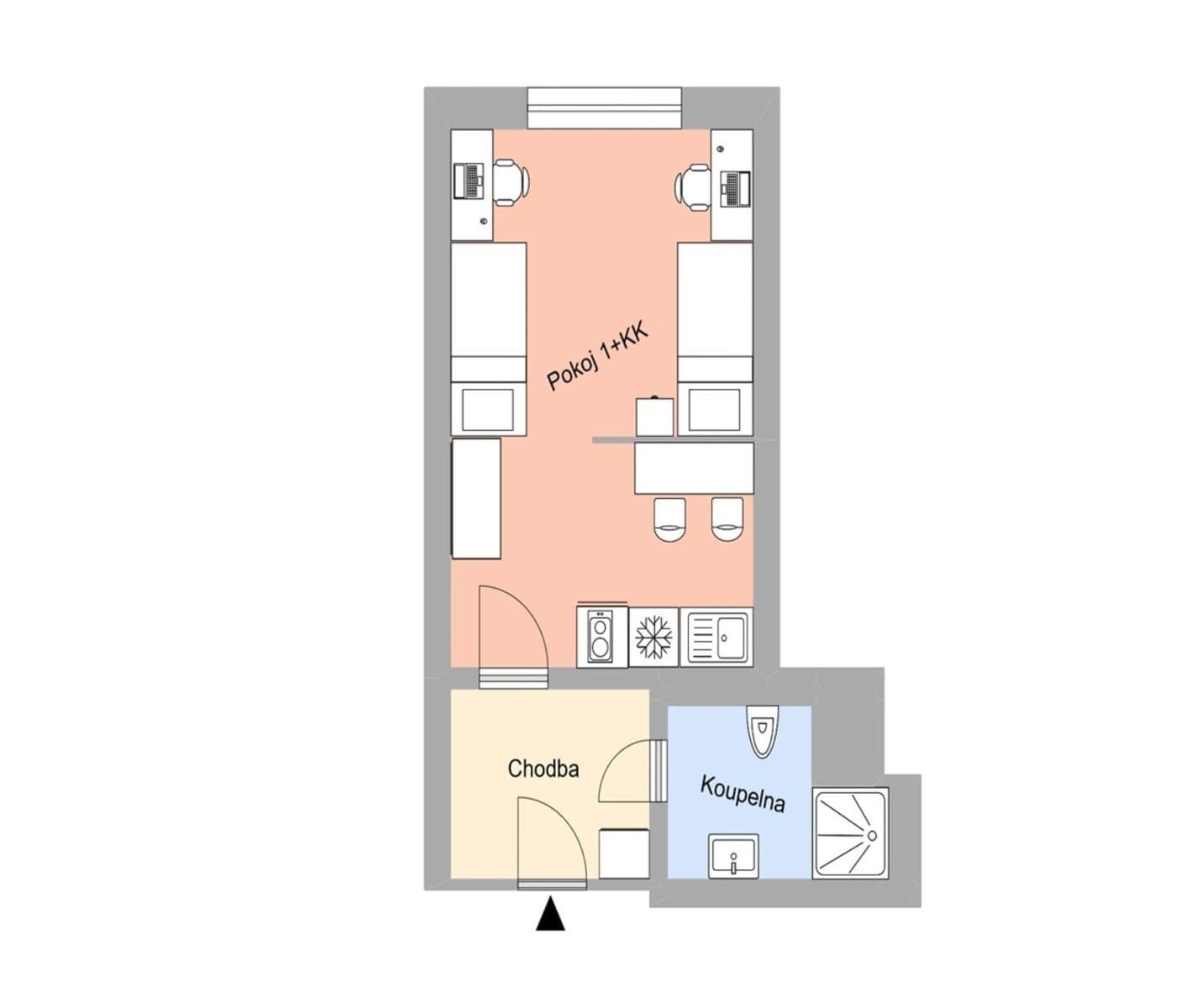 Prenájom bytu 1-izbový 27 m², Magisterská, Plzeň, Plzeňský kraj Prenájom bytu 1-izbový 27 m², Magisterská, Plzeň, Plzeňský kraj