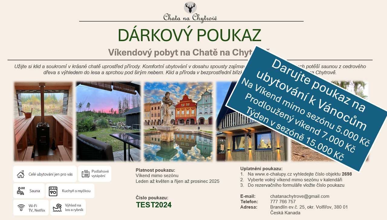 Prenájom rekreačného objektu, Volfířov, Jihočeský kraj Prenájom rekreačného objektu, Volfířov, Jihočeský kraj