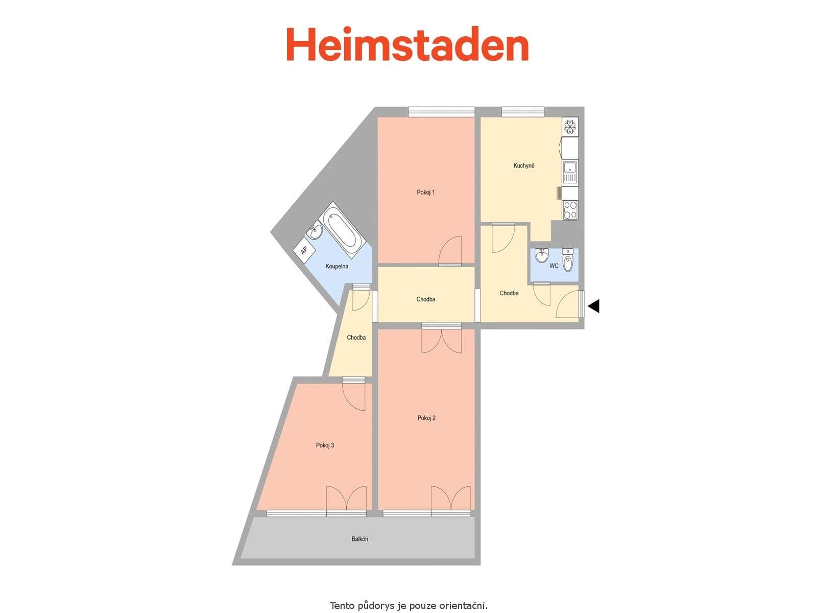 Prenájom bytu 3-izbový 83 m², Československé armády, Frýdek-Místek, Moravskoslezský kraj Prenájom bytu 3-izbový 83 m², Československé armády, Frýdek-Místek, Moravskoslezský kraj