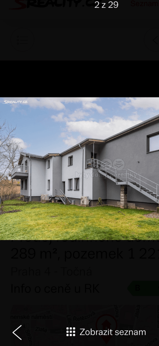 Predaj domu 300 m², pozemek 1.600 m², Ke Starému hřišti, Praha, Praha Predaj domu 300 m², pozemek 1.600 m², Ke Starému hřišti, Praha, Praha