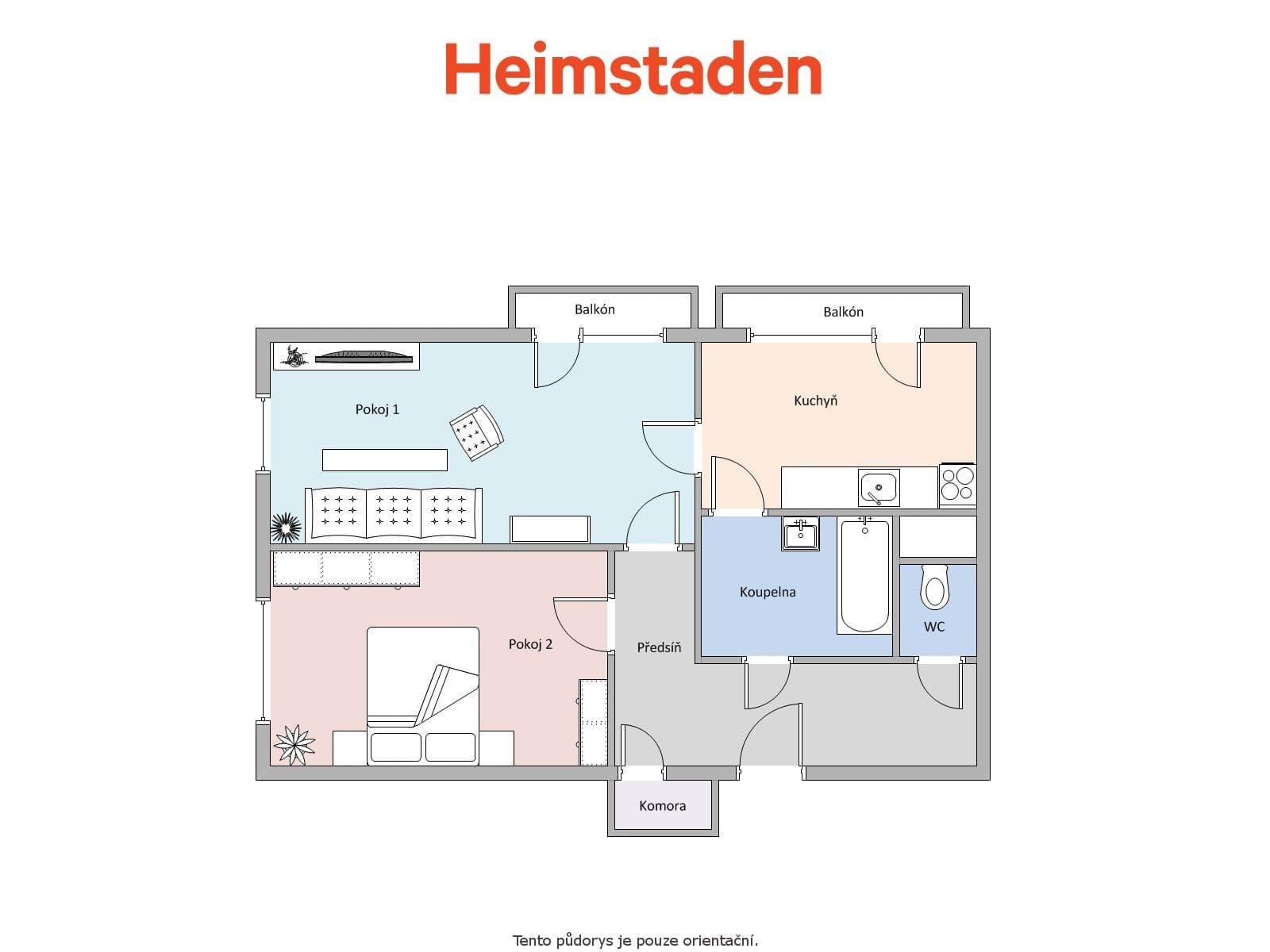 Prenájom bytu 2-izbový 56 m², Kosmonautů, Havířov, Moravskoslezský kraj Prenájom bytu 2-izbový 56 m², Kosmonautů, Havířov, Moravskoslezský kraj