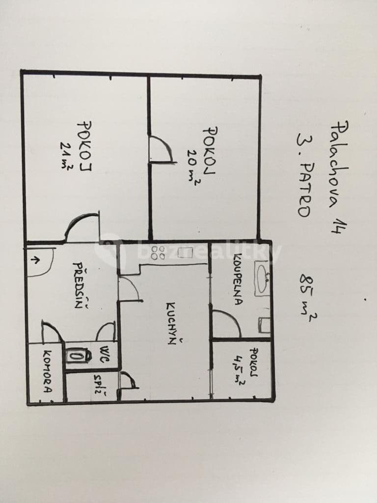 Prenájom bytu 2-izbový 84 m², Palachova, Ústí nad Labem, Ústecký kraj Prenájom bytu 2-izbový 84 m², Palachova, Ústí nad Labem, Ústecký kraj
