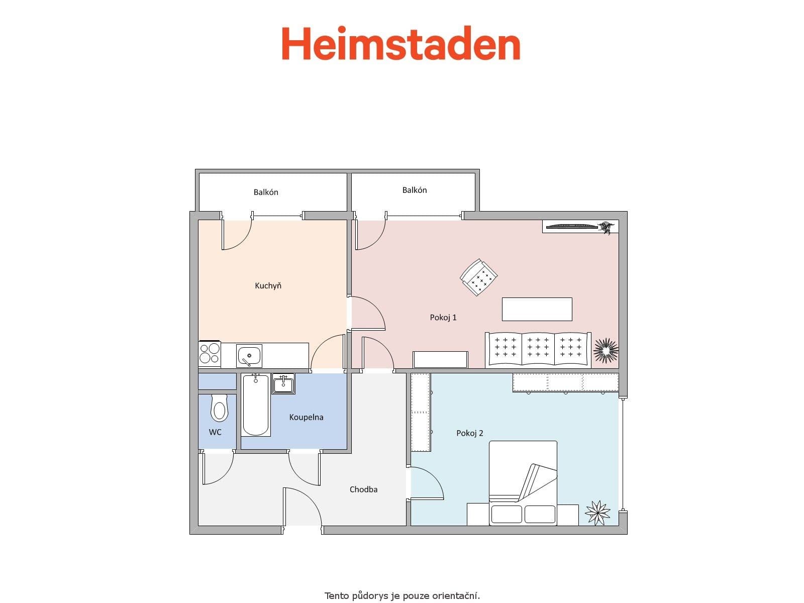 Prenájom bytu 2-izbový 62 m², Marie Majerové, Frýdek-Místek, Moravskoslezský kraj Prenájom bytu 2-izbový 62 m², Marie Majerové, Frýdek-Místek, Moravskoslezský kraj