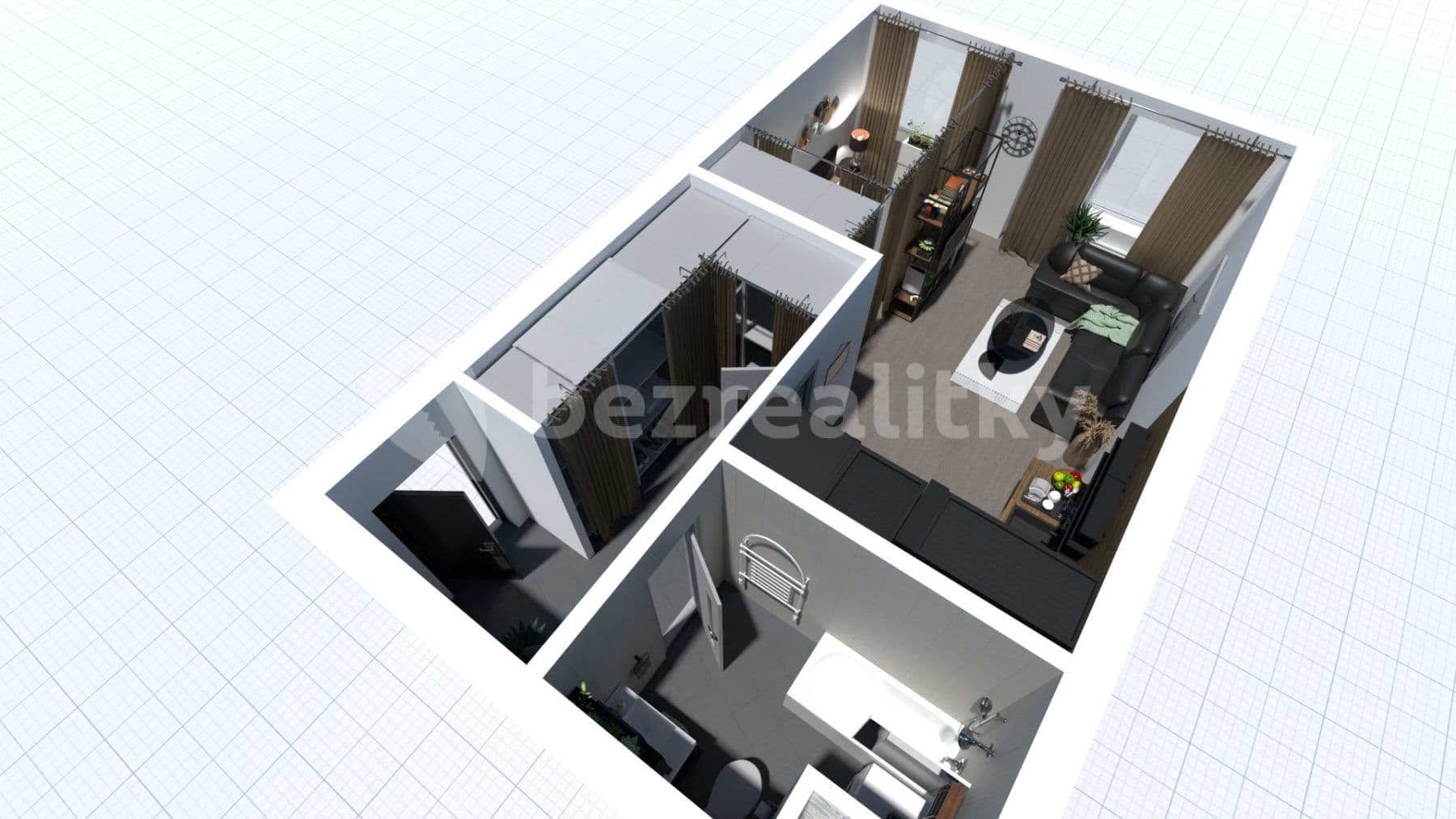 Prenájom bytu 2-izbový 43 m², Thomasova, Praha, Praha Prenájom bytu 2-izbový 43 m², Thomasova, Praha, Praha