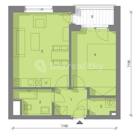 Prenájom bytu 2-izbový 52 m², Oty Bubeníčka, Praha, Praha Prenájom bytu 2-izbový 52 m², Oty Bubeníčka, Praha, Praha