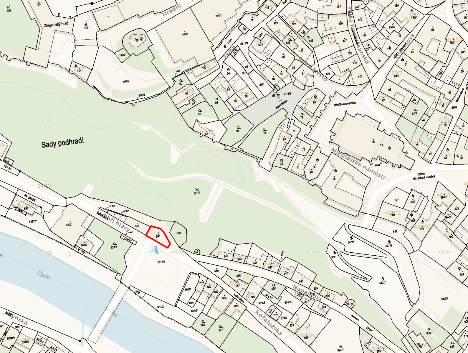 Predaj pozemku 147 m², Koželužská, Znojmo, Jihomoravský kraj Predaj pozemku 147 m², Koželužská, Znojmo, Jihomoravský kraj