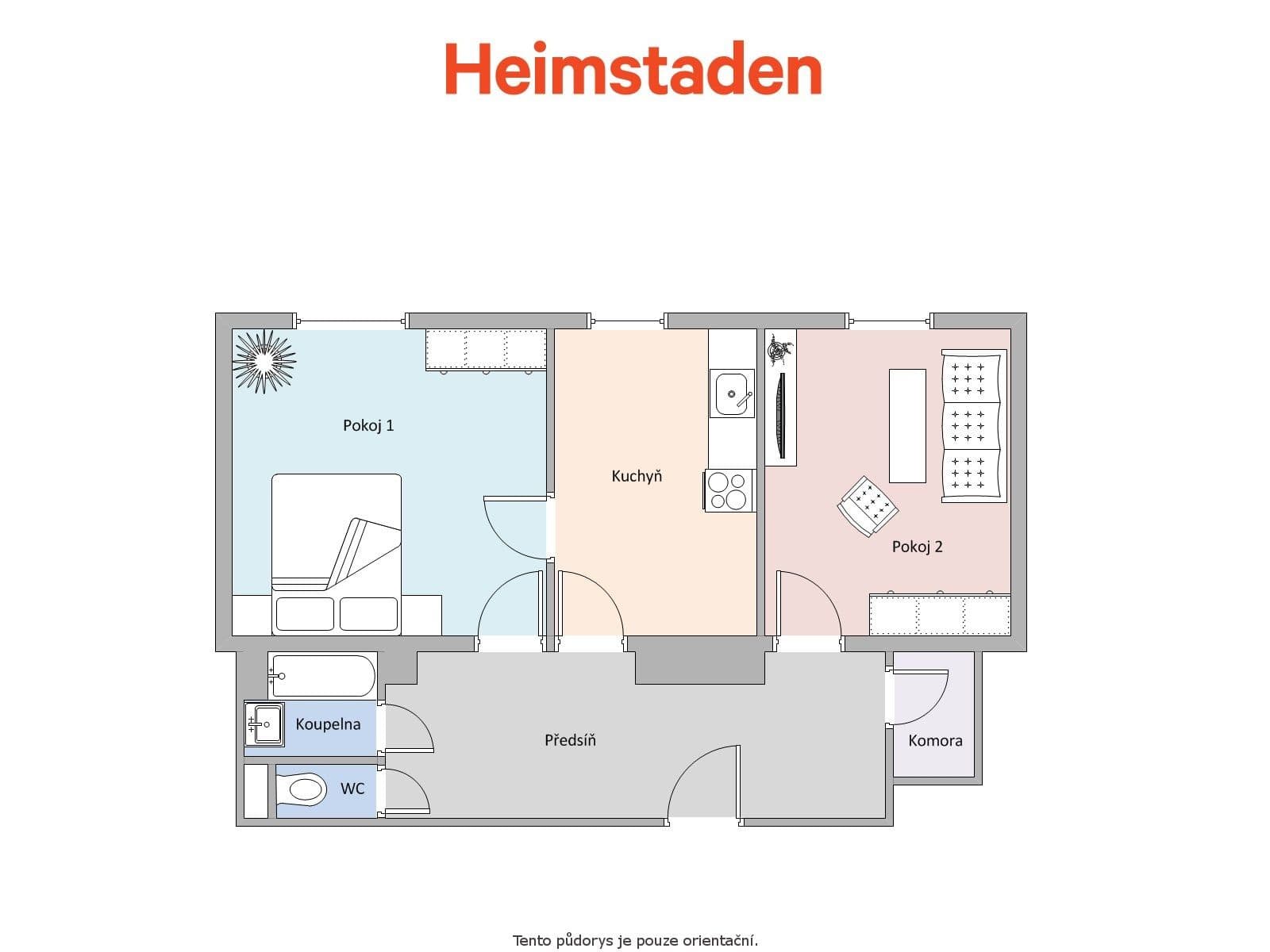 Prenájom bytu 2-izbový 61 m², Gorkého, Havířov, Moravskoslezský kraj Prenájom bytu 2-izbový 61 m², Gorkého, Havířov, Moravskoslezský kraj