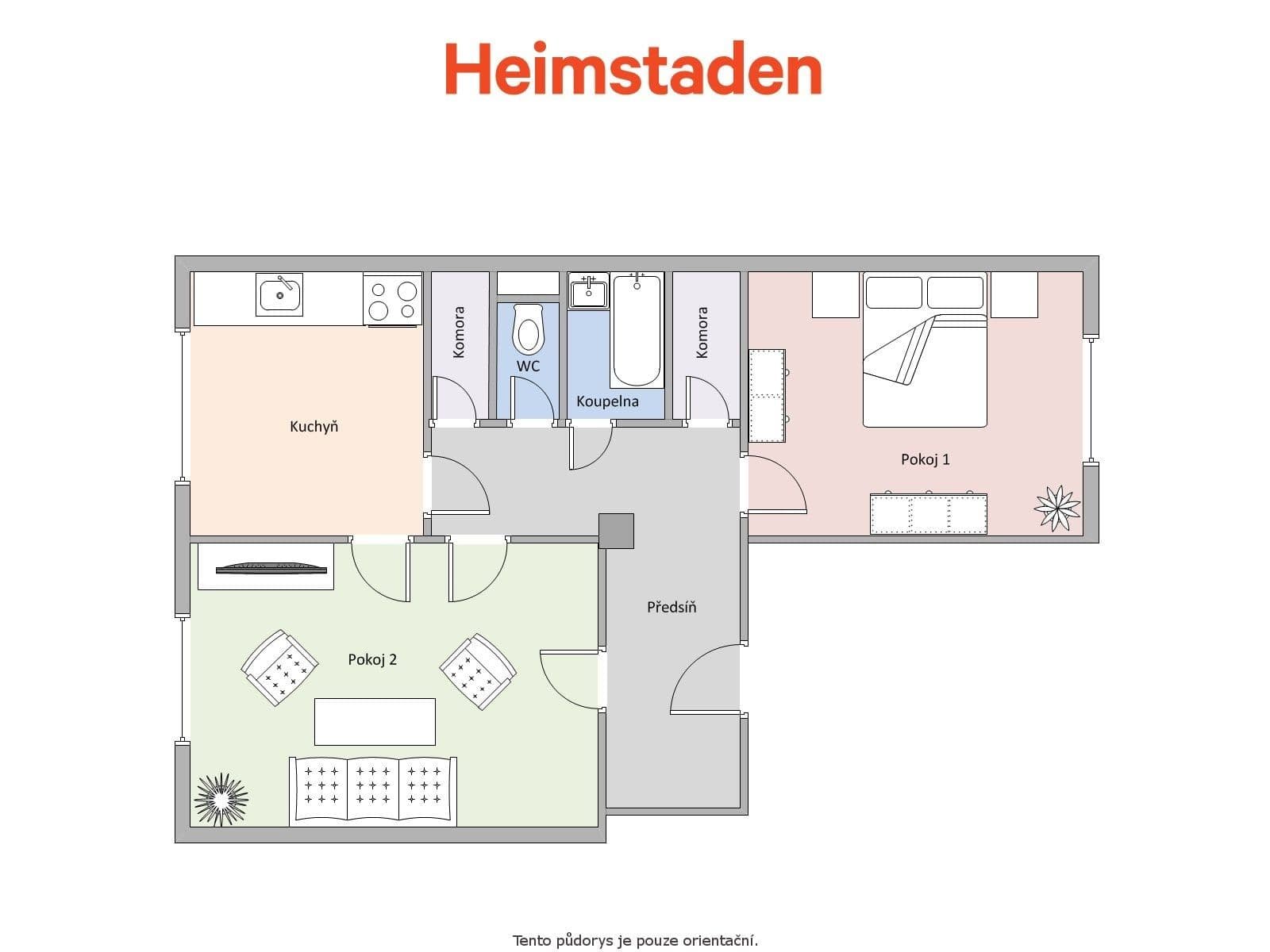 Prenájom bytu 2-izbový 55 m², tř. Osvobození, Karviná, Moravskoslezský kraj Prenájom bytu 2-izbový 55 m², tř. Osvobození, Karviná, Moravskoslezský kraj