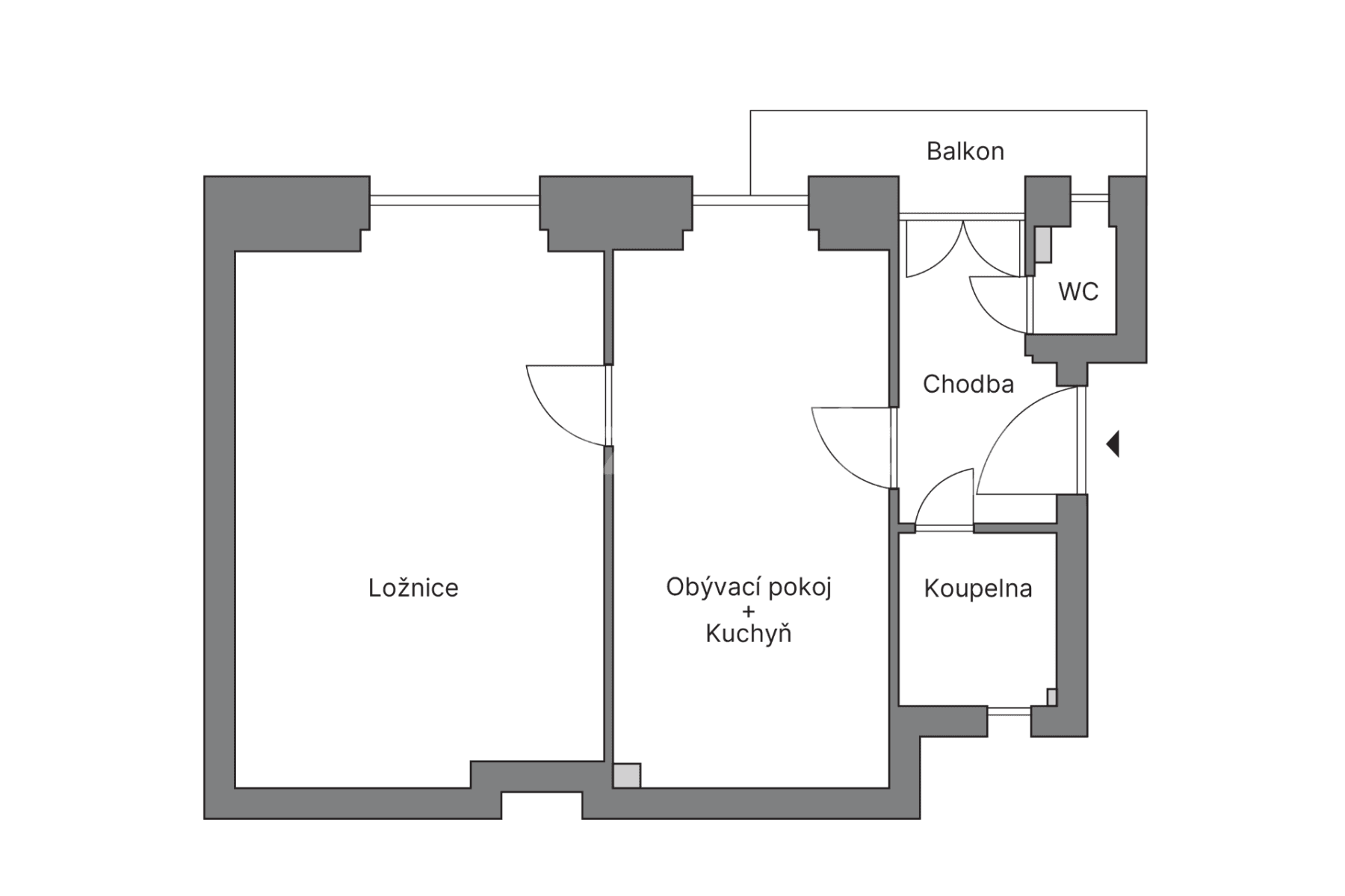Prenájom bytu 2-izbový 50 m², Sinkulova, Praha, Praha Prenájom bytu 2-izbový 50 m², Sinkulova, Praha, Praha