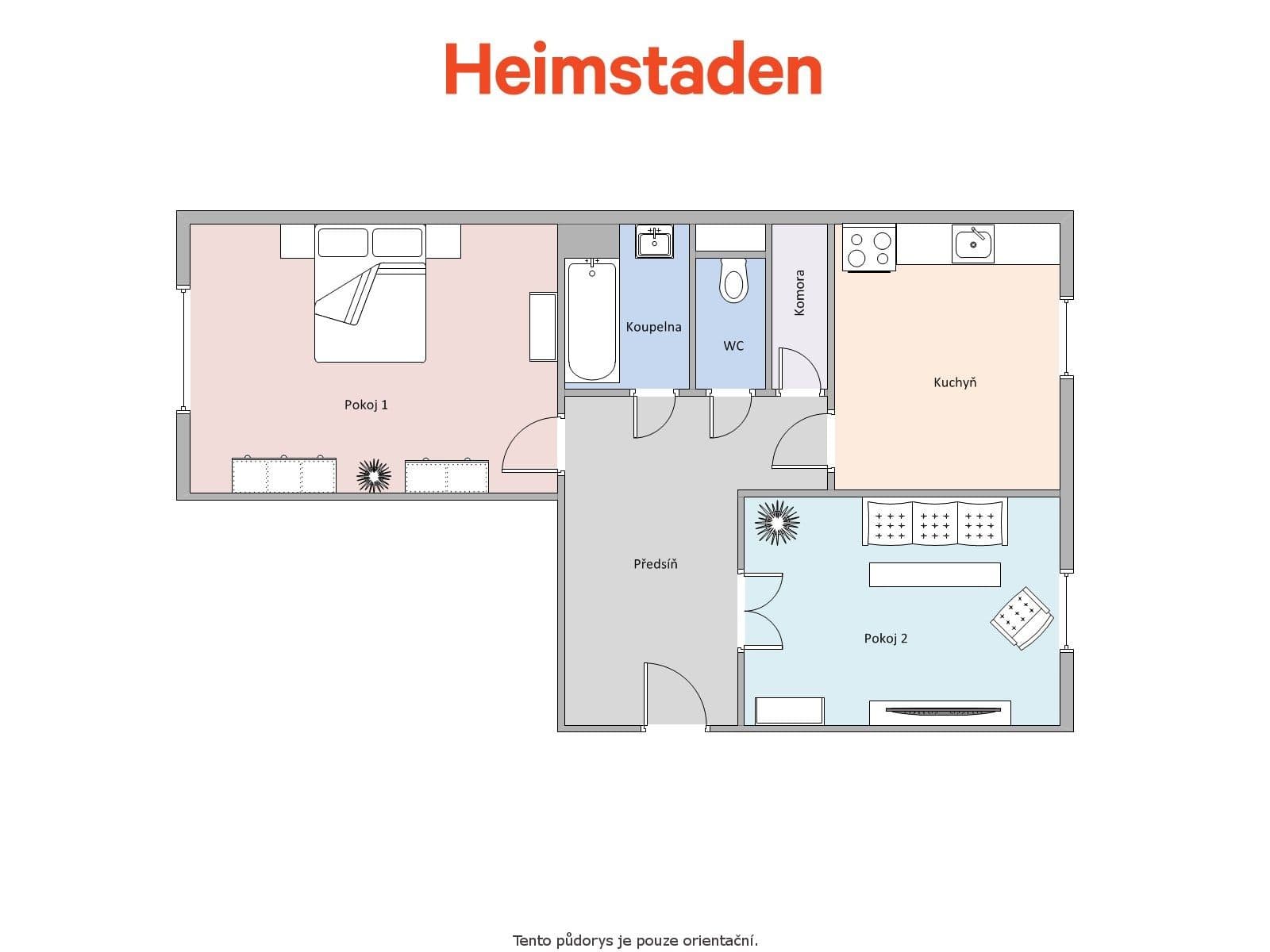 Prenájom bytu 2-izbový 54 m², Pavlovova, Havířov, Moravskoslezský kraj Prenájom bytu 2-izbový 54 m², Pavlovova, Havířov, Moravskoslezský kraj
