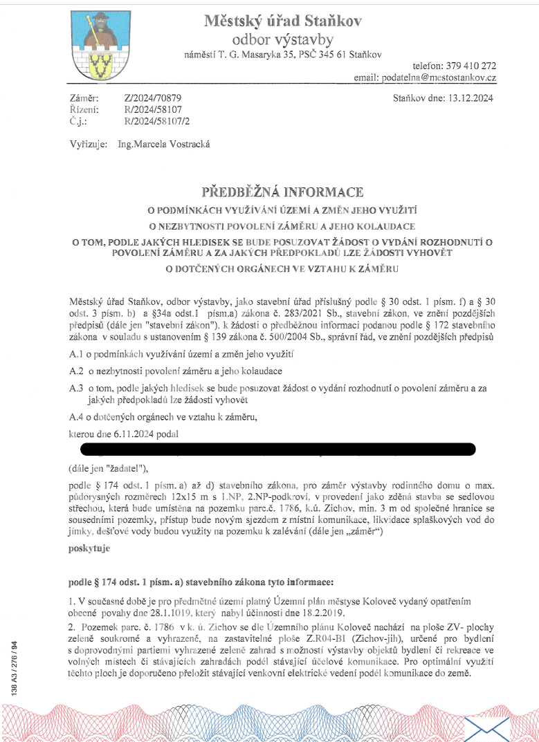 Predaj pozemku 1.161 m², Koloveč, Plzeňský kraj Predaj pozemku 1.161 m², Koloveč, Plzeňský kraj