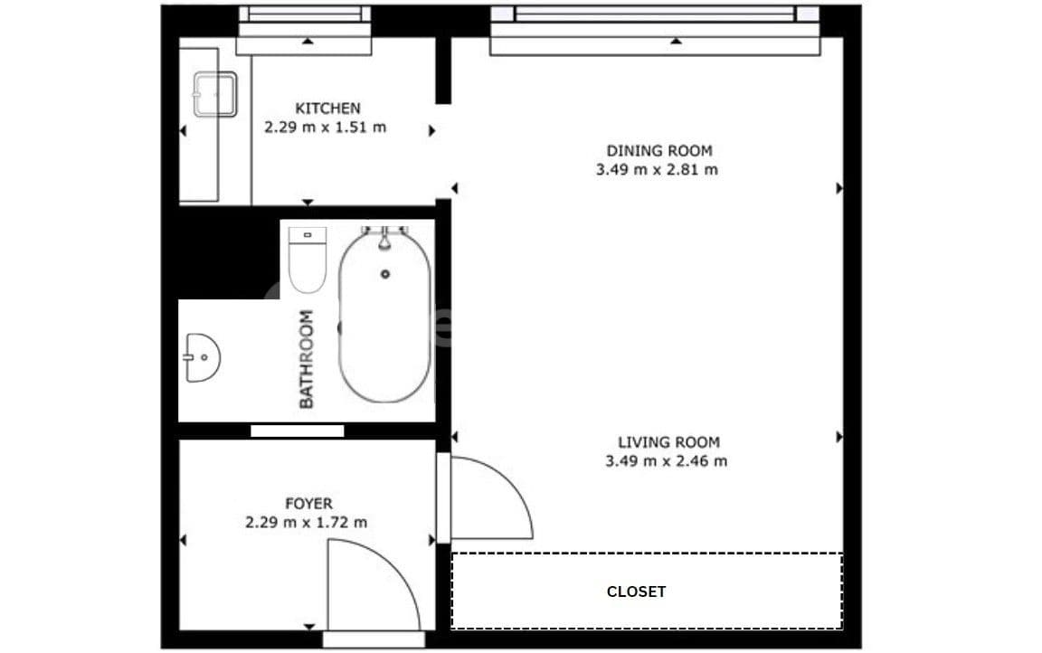 Prenájom bytu 1-izbový 32 m², Benkova, Praha, Praha Prenájom bytu 1-izbový 32 m², Benkova, Praha, Praha