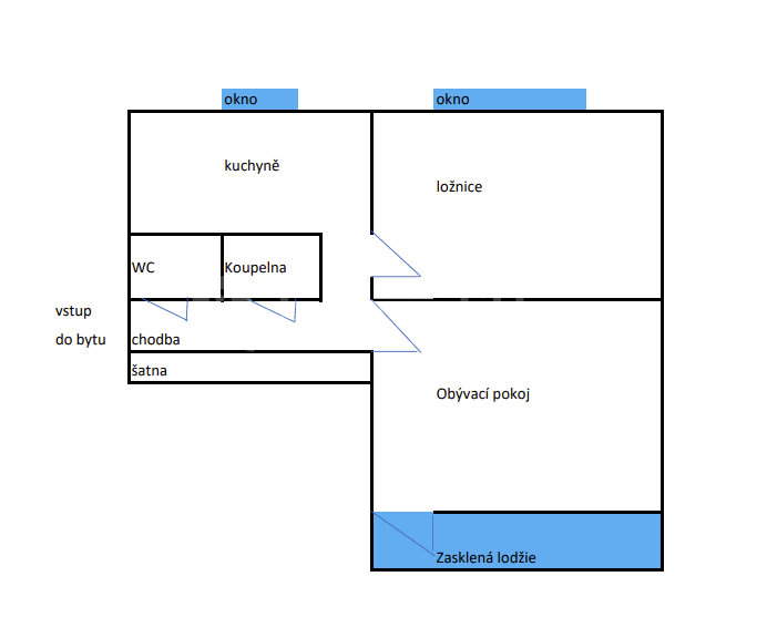 Prenájom bytu 2-izbový 51 m², Peštukova, Praha, Praha Prenájom bytu 2-izbový 51 m², Peštukova, Praha, Praha
