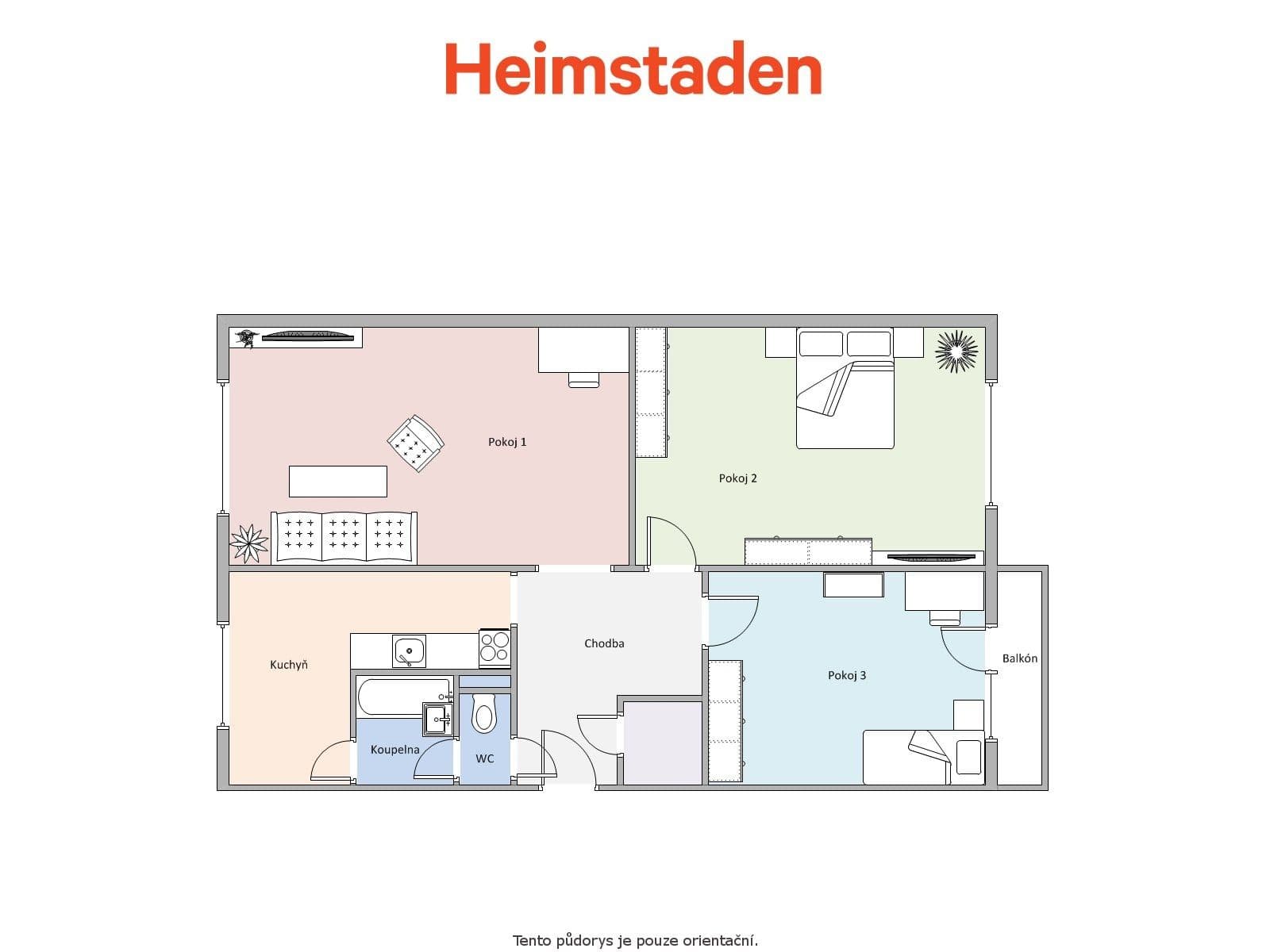 Prenájom bytu 3-izbový 74 m², I. P. Pavlova, Frýdek-Místek, Moravskoslezský kraj Prenájom bytu 3-izbový 74 m², I. P. Pavlova, Frýdek-Místek, Moravskoslezský kraj
