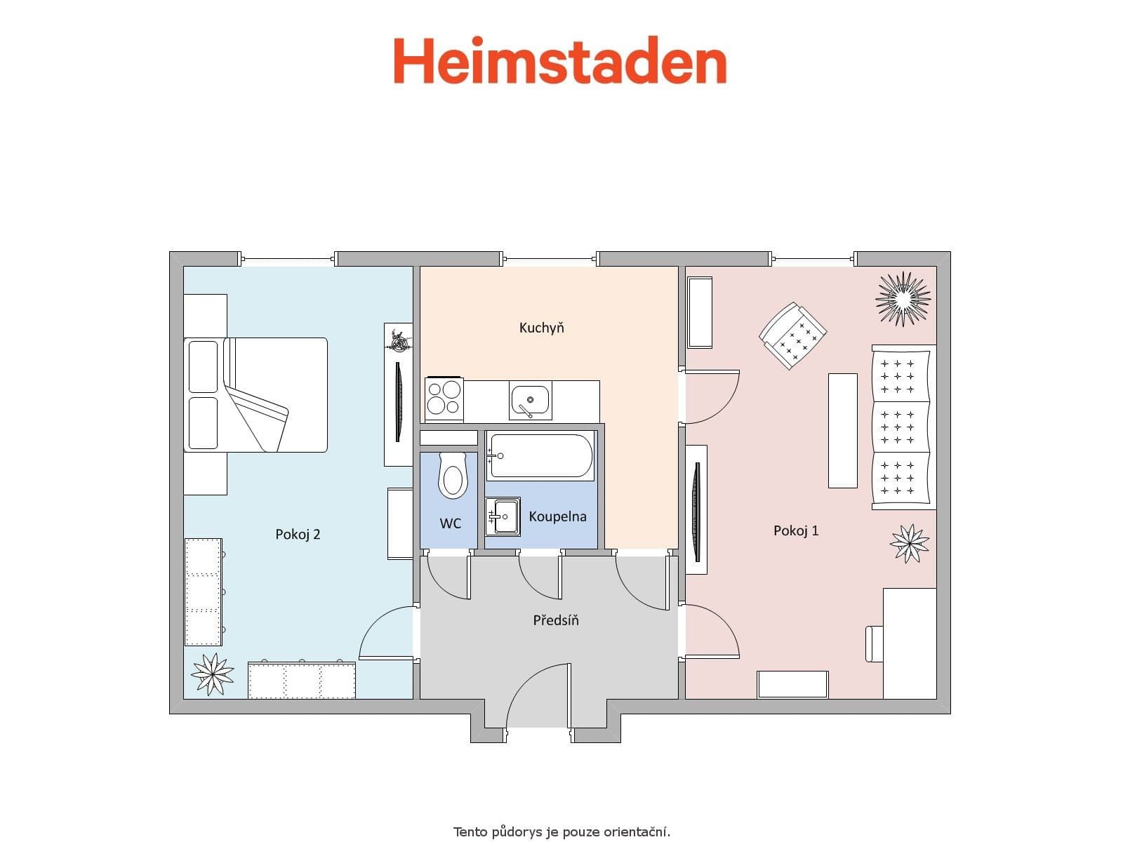 Prenájom bytu 2-izbový 48 m², Jana Žižky, Havířov, Moravskoslezský kraj Prenájom bytu 2-izbový 48 m², Jana Žižky, Havířov, Moravskoslezský kraj
