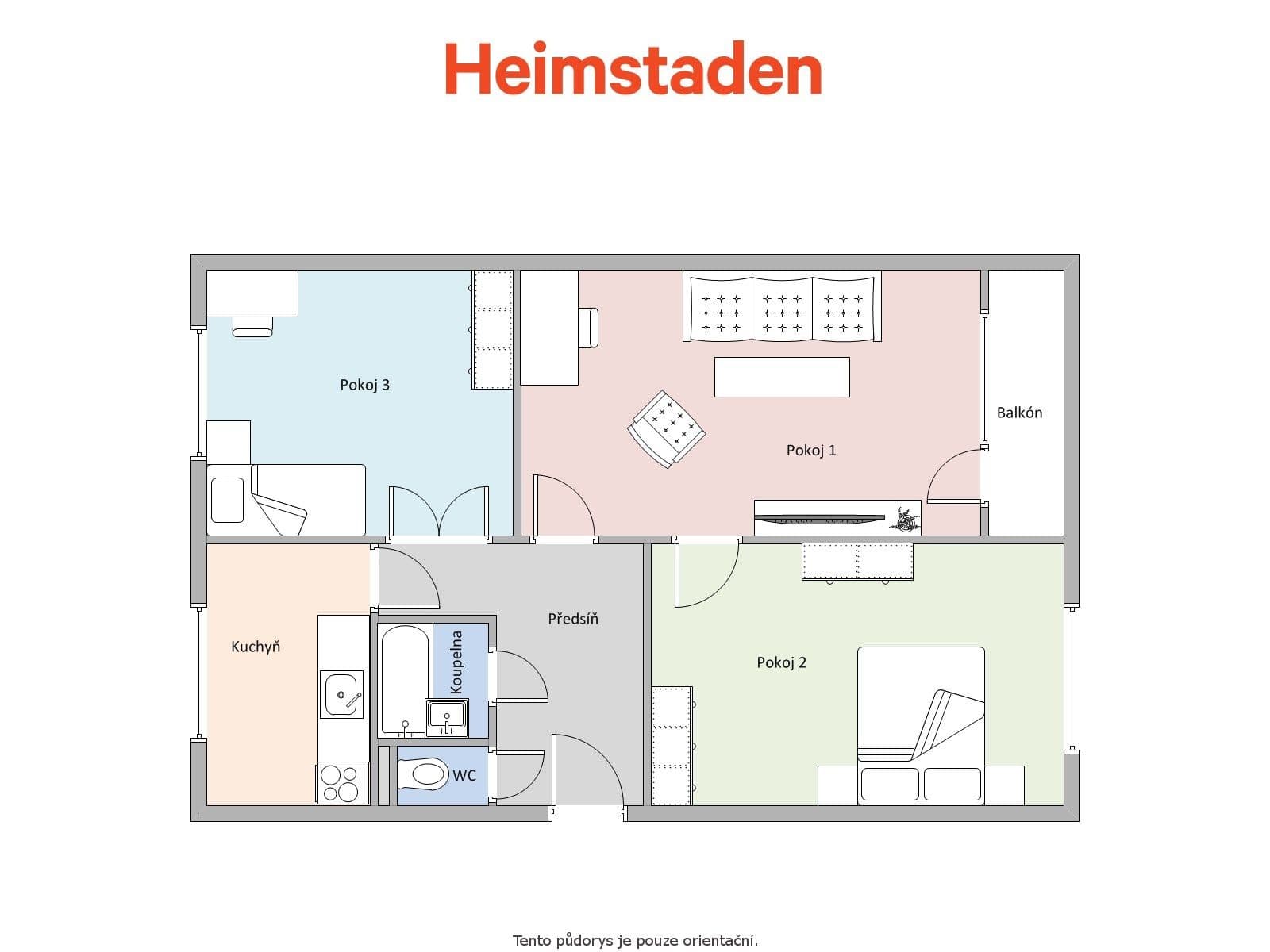 Prenájom bytu 3-izbový 69 m², Matuškova, Havířov, Moravskoslezský kraj Prenájom bytu 3-izbový 69 m², Matuškova, Havířov, Moravskoslezský kraj