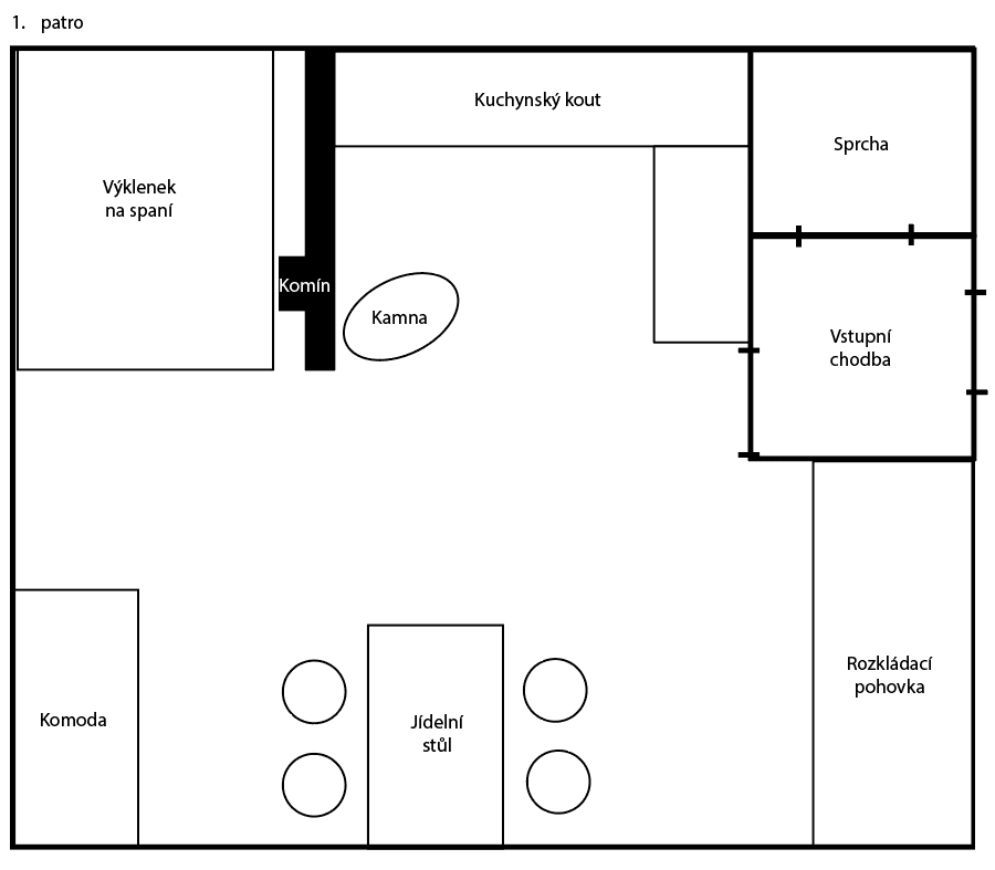 Predaj rekreačného objektu 37 m², pozemek 346 m², Záboří, Jihočeský kraj Predaj rekreačného objektu 37 m², pozemek 346 m², Záboří, Jihočeský kraj