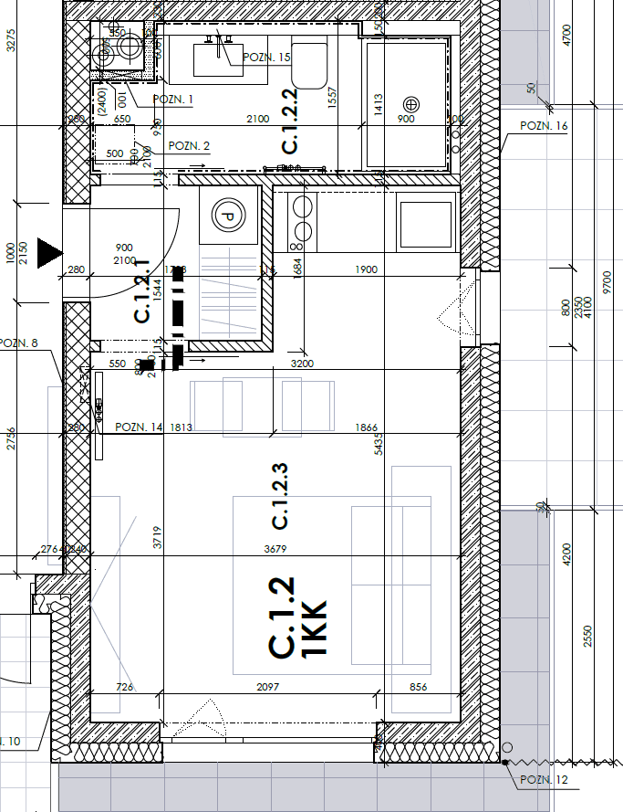 Prenájom bytu 1-izbový 26 m², U benaru, Slaný, Středočeský kraj Prenájom bytu 1-izbový 26 m², U benaru, Slaný, Středočeský kraj