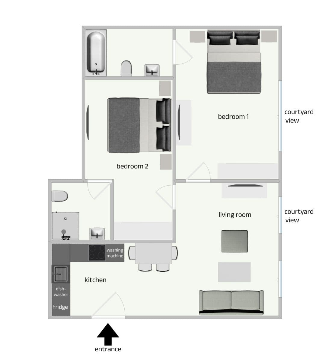 Prenájom bytu 62 m², Dlouhá, Praha, Praha Prenájom bytu 62 m², Dlouhá, Praha, Praha