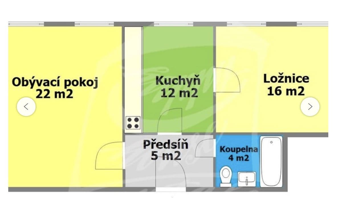 Prenájom bytu 62 m², Stárkova, Praha, Praha Prenájom bytu 62 m², Stárkova, Praha, Praha
