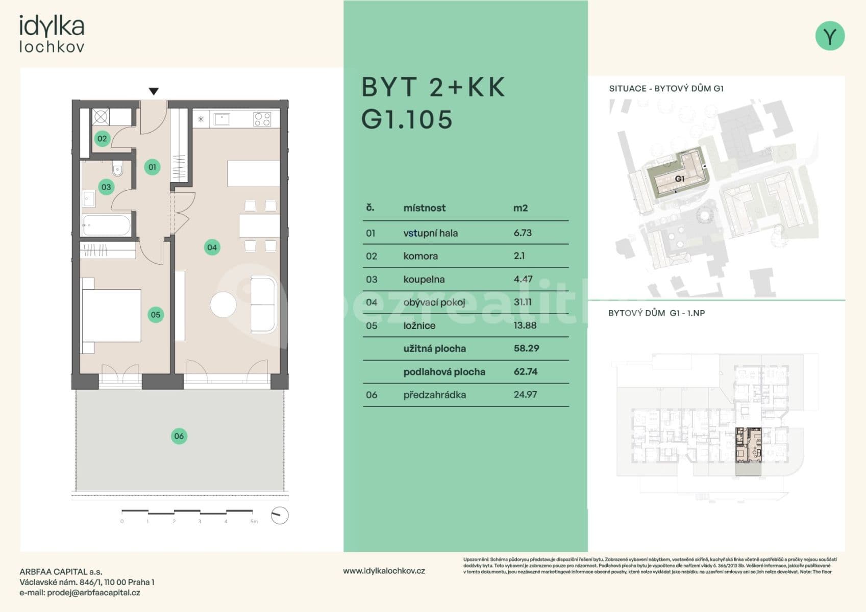 Predaj bytu 2-izbový 63 m², Ke Slivenci, Praha, Praha Predaj bytu 2-izbový 63 m², Ke Slivenci, Praha, Praha