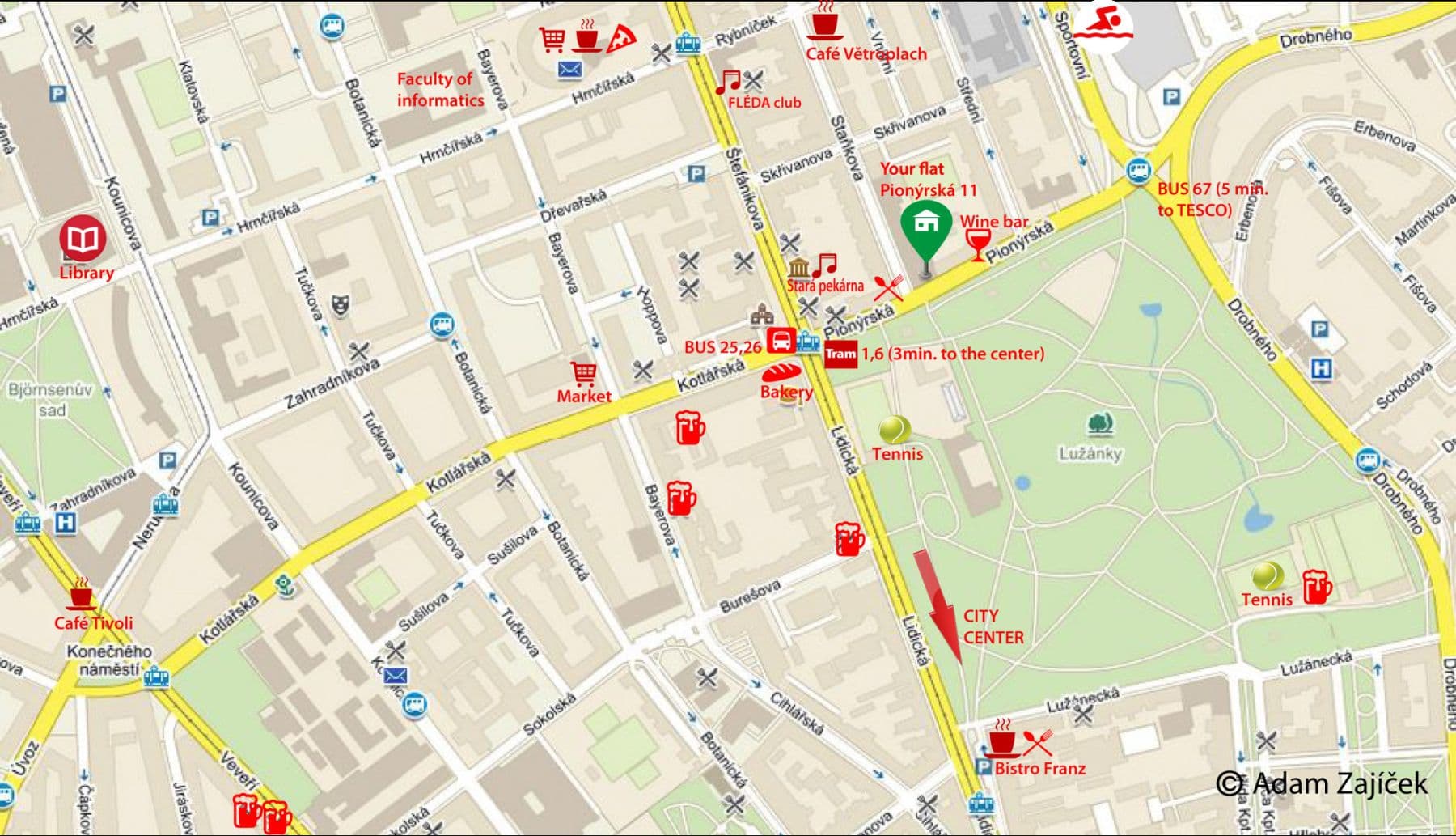 Prenájom bytu 107 m², Pionýrská, Brno, Jihomoravský kraj Prenájom bytu 107 m², Pionýrská, Brno, Jihomoravský kraj