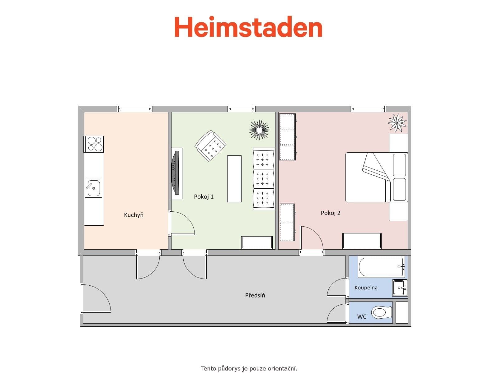 Prenájom bytu 2-izbový 63 m², Gorkého, Havířov, Moravskoslezský kraj Prenájom bytu 2-izbový 63 m², Gorkého, Havířov, Moravskoslezský kraj