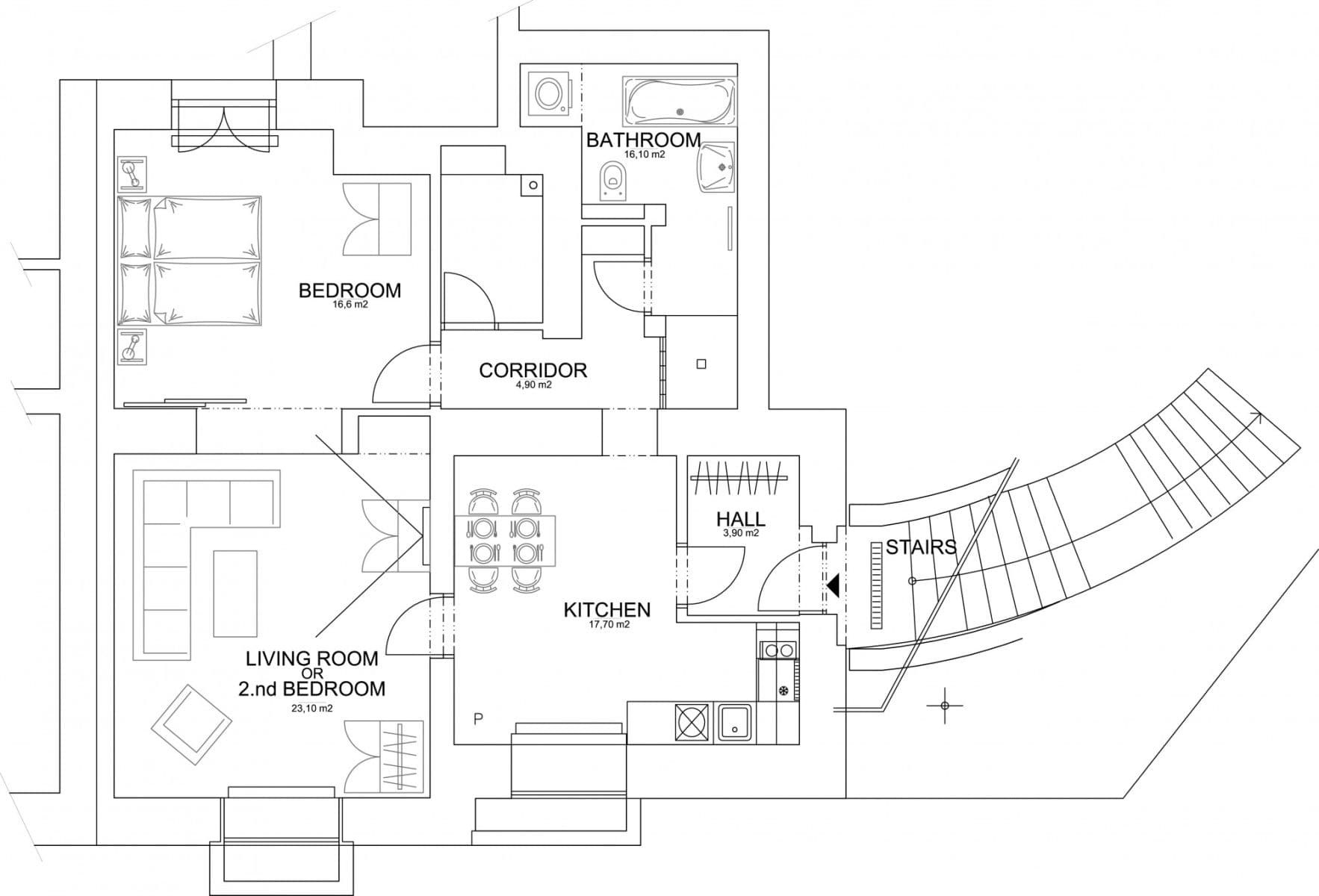 Prenájom bytu 82 m², Kosatcová, Praha, Praha Prenájom bytu 82 m², Kosatcová, Praha, Praha