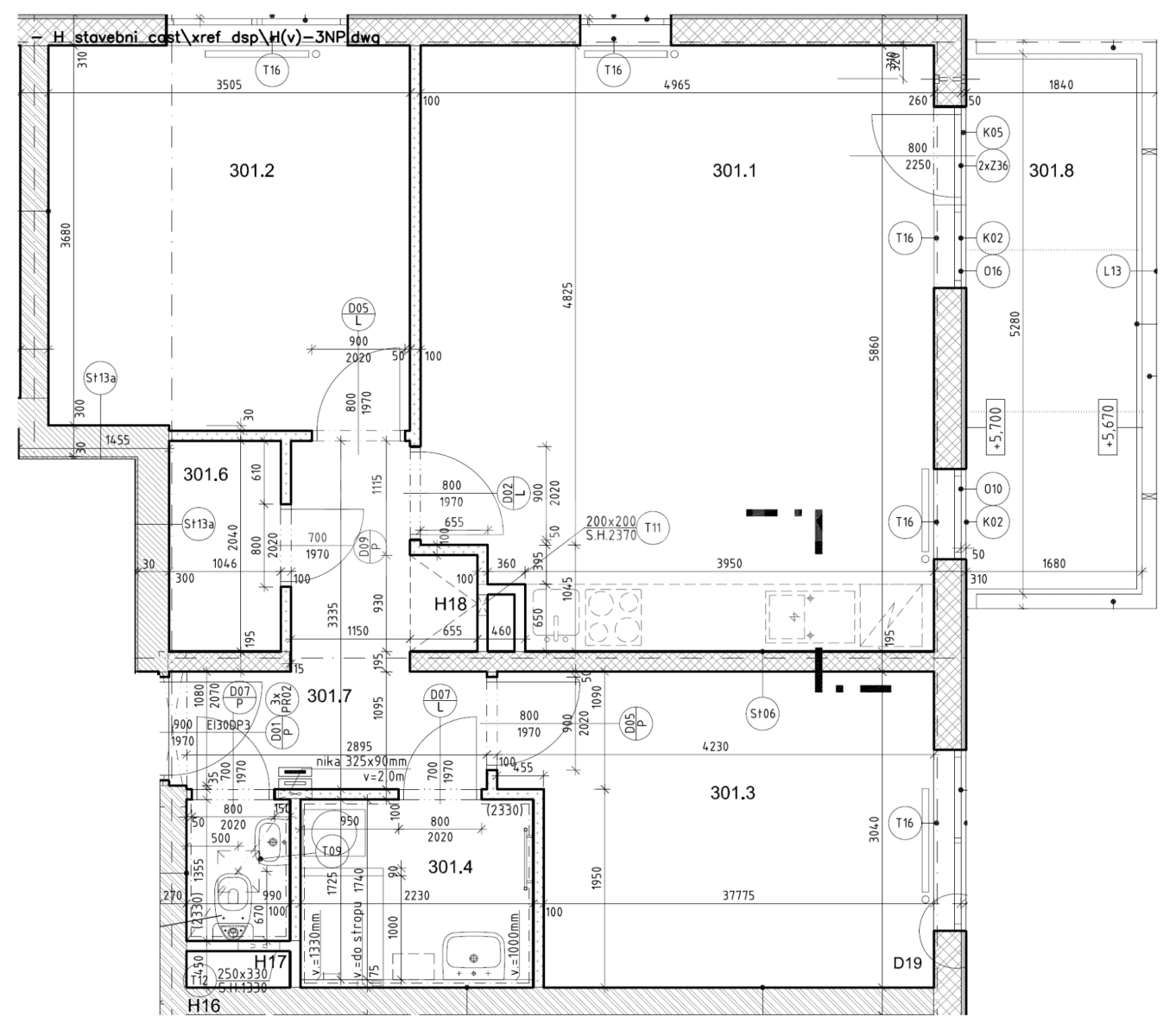 Prenájom bytu 3-izbový 66 m², Jurkovičova, Praha, Praha Prenájom bytu 3-izbový 66 m², Jurkovičova, Praha, Praha