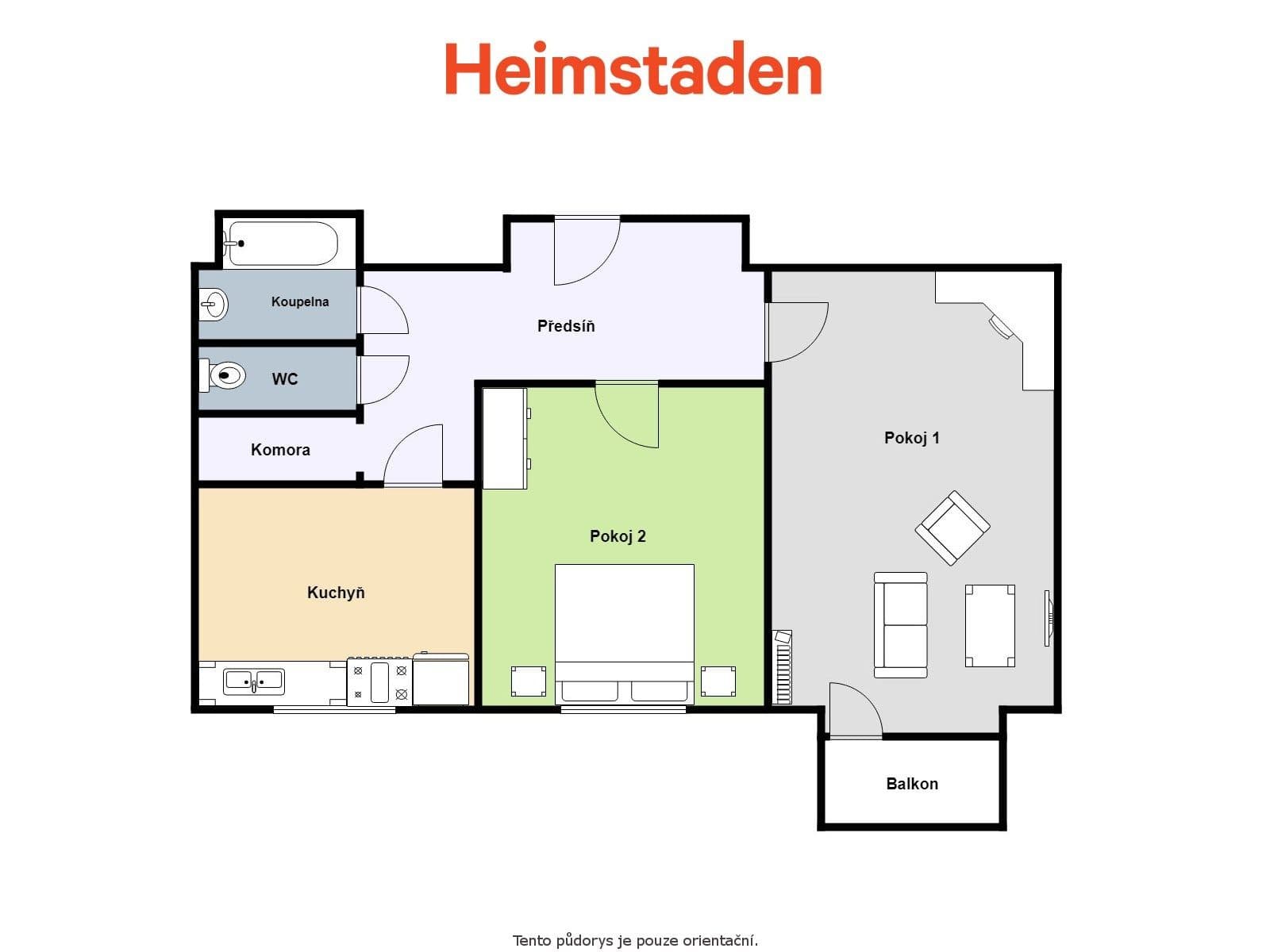 Prenájom bytu 2-izbový 56 m², Bieblova, Havířov, Moravskoslezský kraj Prenájom bytu 2-izbový 56 m², Bieblova, Havířov, Moravskoslezský kraj