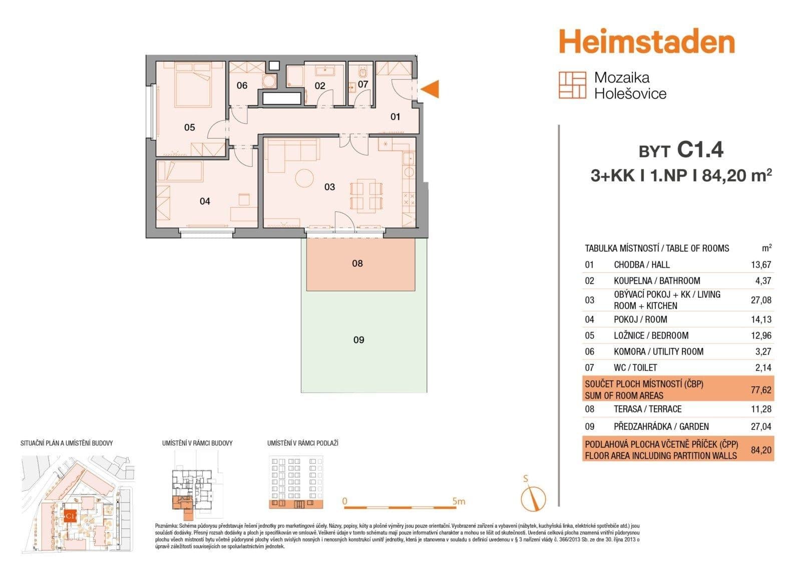 Prenájom bytu 3-izbový 82 m², U Pergamenky, Praha, Praha Prenájom bytu 3-izbový 82 m², U Pergamenky, Praha, Praha