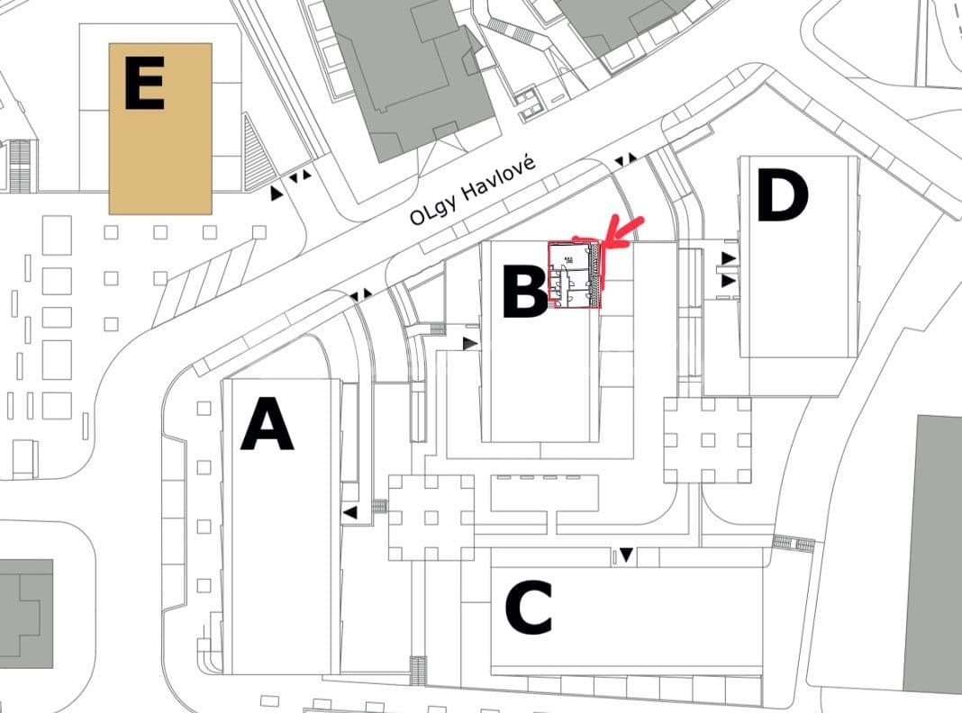 Prenájom bytu 3-izbový 74 m², Olgy Havlové, Praha, Praha Prenájom bytu 3-izbový 74 m², Olgy Havlové, Praha, Praha