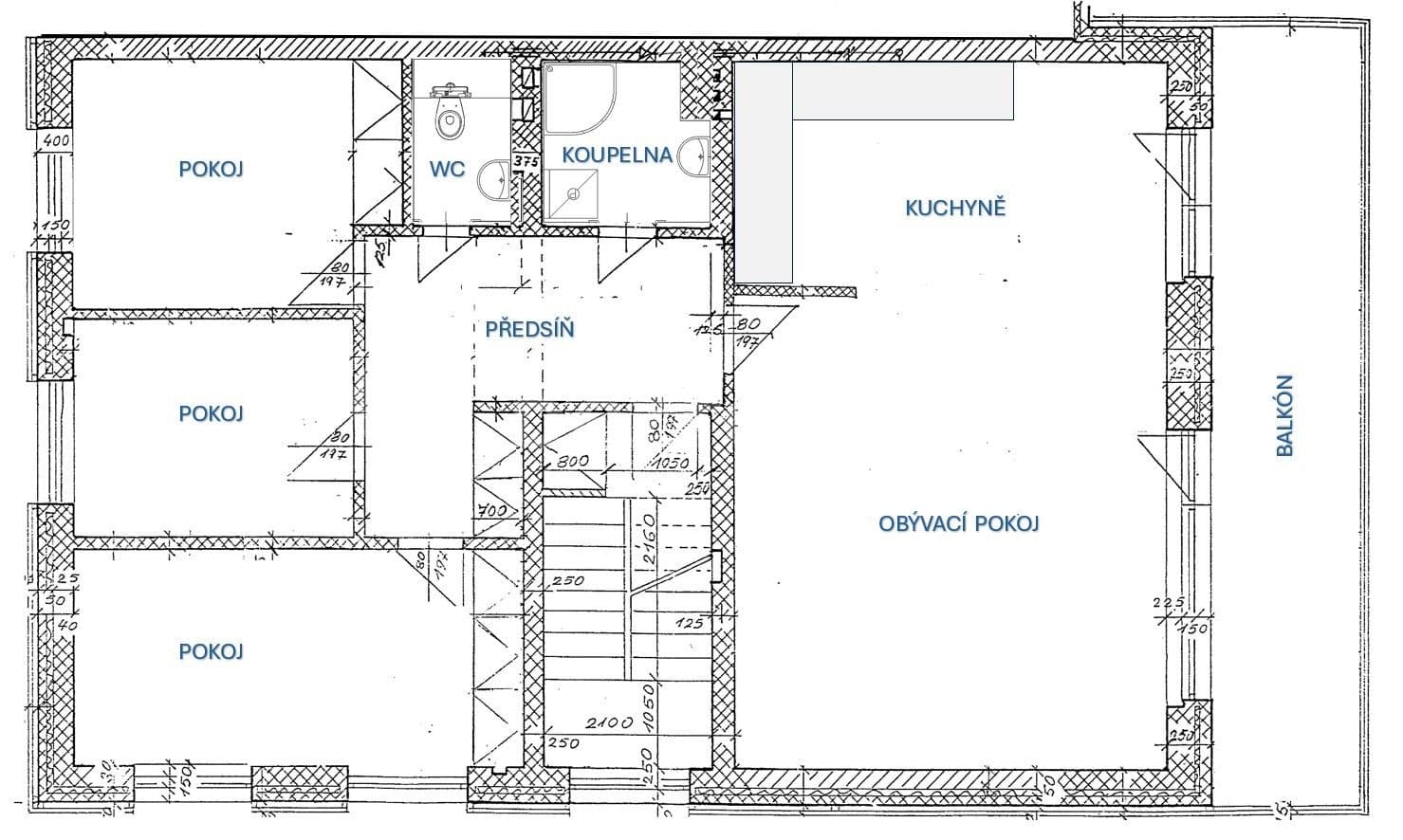 Prenájom bytu 4-izbový 98 m², Kloboukova, Praha, Praha Prenájom bytu 4-izbový 98 m², Kloboukova, Praha, Praha