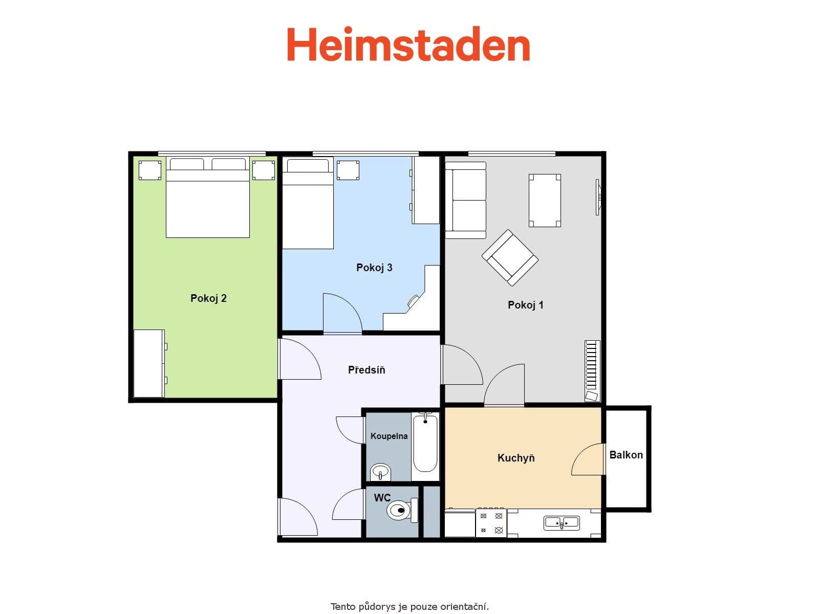 Prenájom bytu 3-izbový 59 m², Zahradní, Frýdek-Místek, Moravskoslezský kraj Prenájom bytu 3-izbový 59 m², Zahradní, Frýdek-Místek, Moravskoslezský kraj
