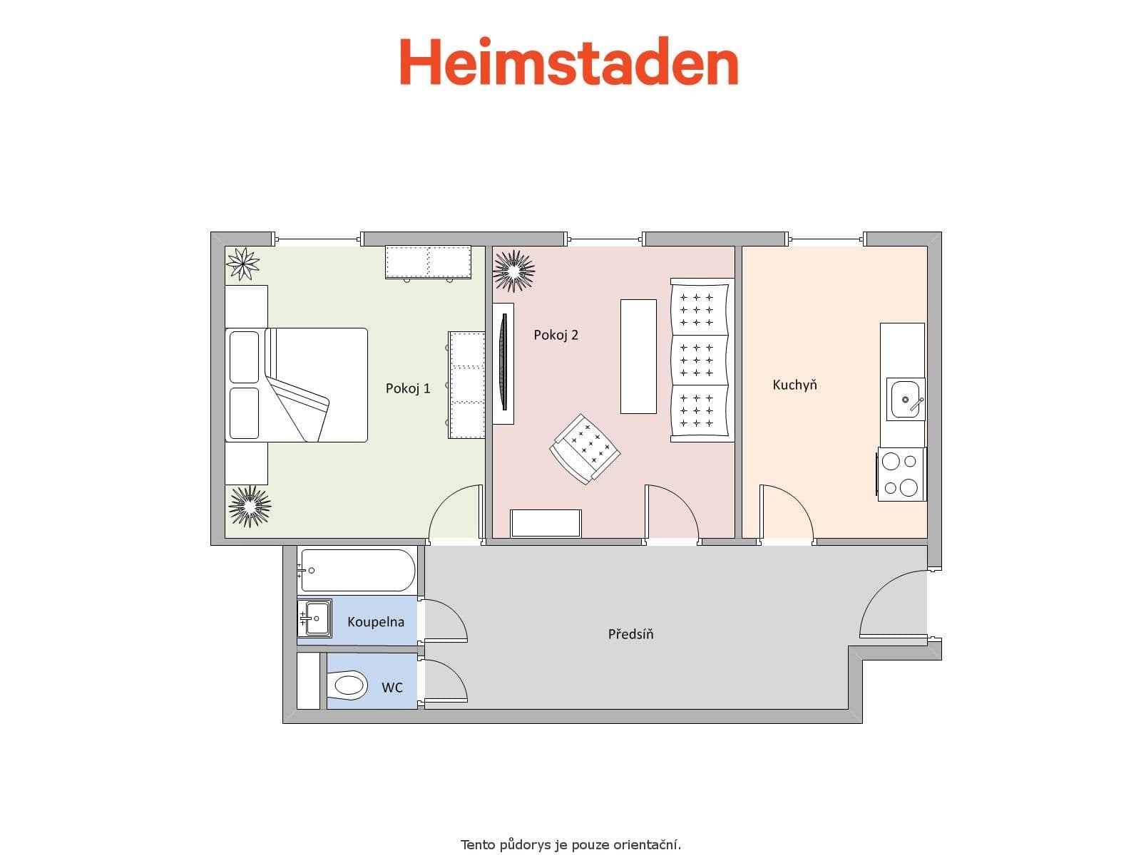 Prenájom bytu 2-izbový 53 m², Jana Wericha, Havířov, Moravskoslezský kraj Prenájom bytu 2-izbový 53 m², Jana Wericha, Havířov, Moravskoslezský kraj