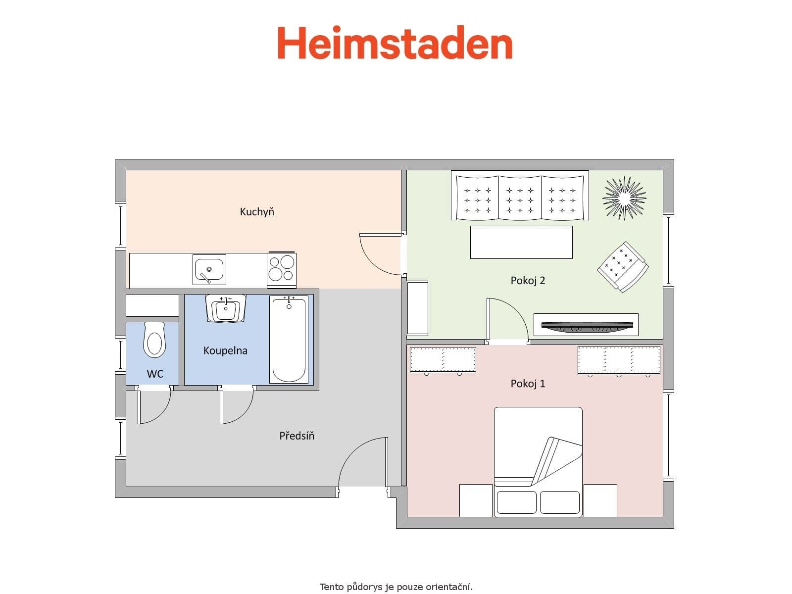 Prenájom bytu 2-izbový 54 m², Fučíkova, Karviná, Moravskoslezský kraj Prenájom bytu 2-izbový 54 m², Fučíkova, Karviná, Moravskoslezský kraj