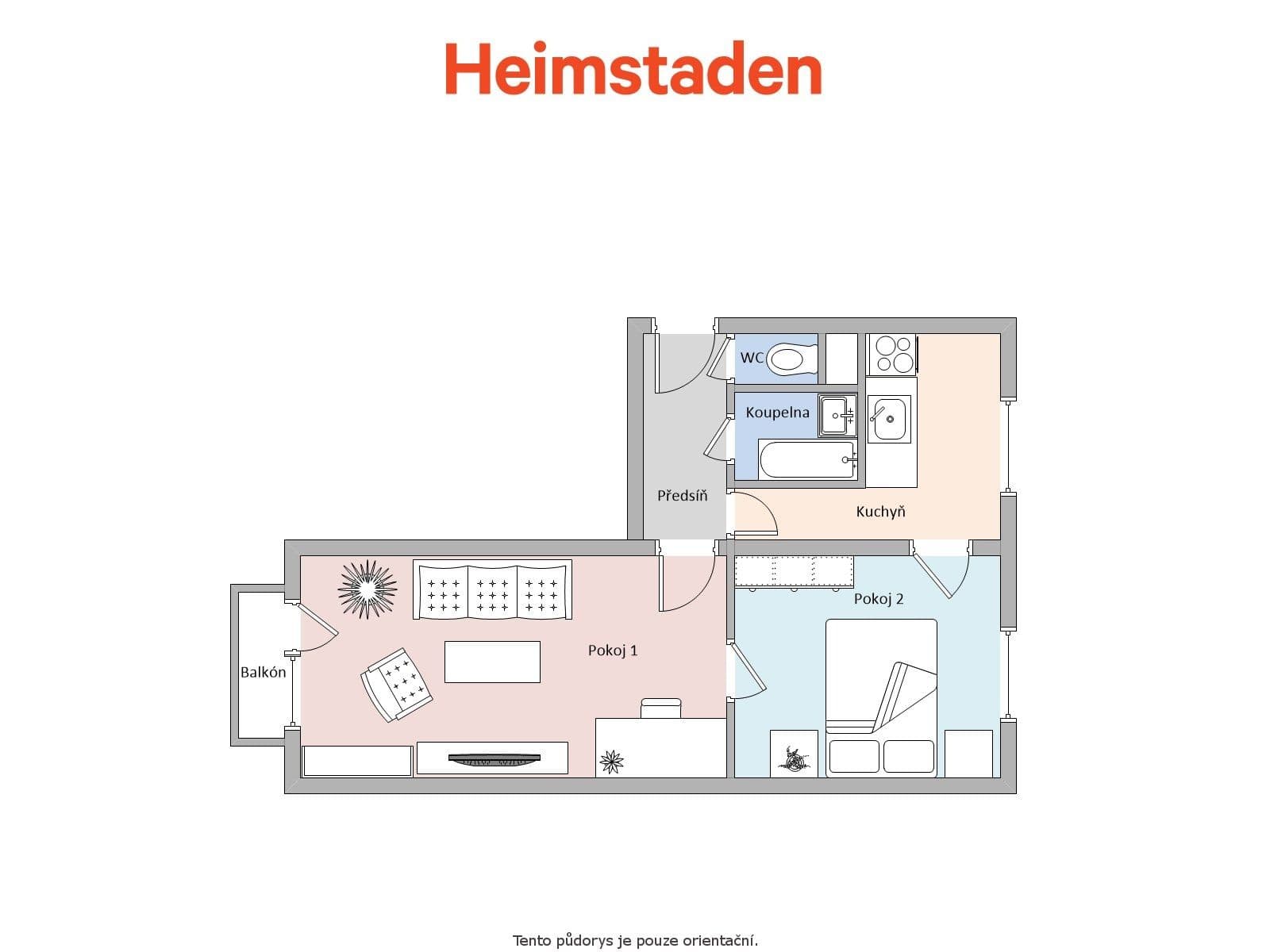 Prenájom bytu 2-izbový 51 m², Nedbalova, Karviná, Moravskoslezský kraj Prenájom bytu 2-izbový 51 m², Nedbalova, Karviná, Moravskoslezský kraj