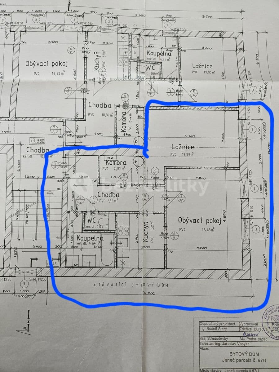 Prenájom bytu 2-izbový 57 m², Úhonická, Jeneč, Středočeský kraj Prenájom bytu 2-izbový 57 m², Úhonická, Jeneč, Středočeský kraj