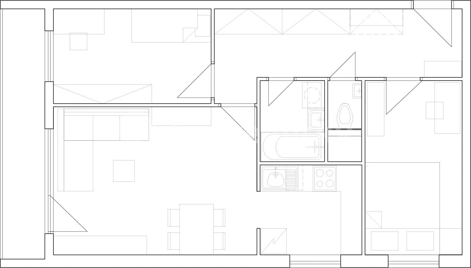 Prenájom bytu 3-izbový 58 m², Záveská, Praha, Praha Prenájom bytu 3-izbový 58 m², Záveská, Praha, Praha