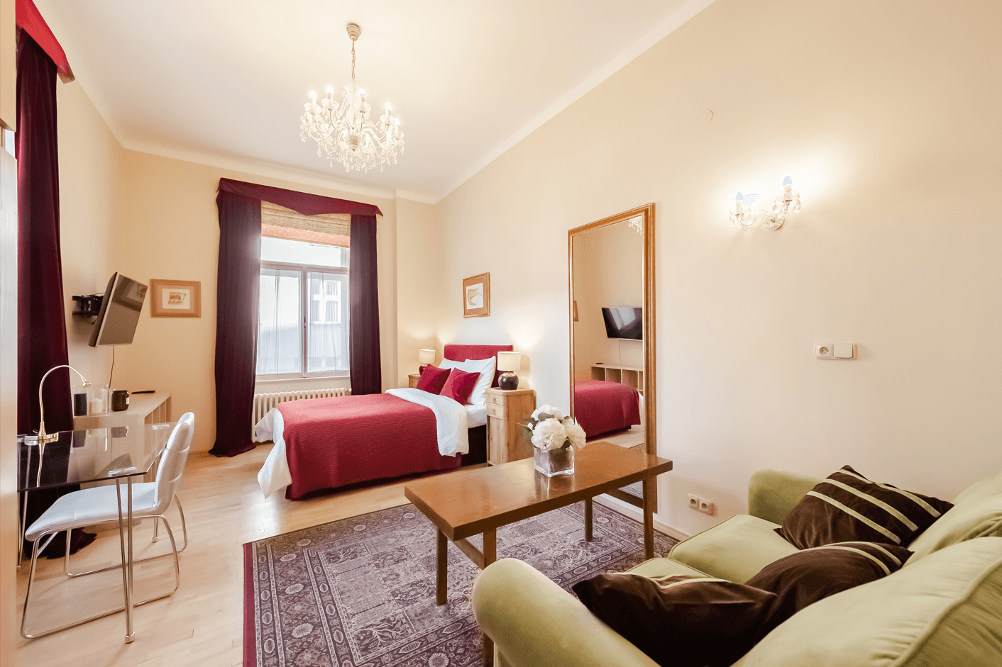 Prenájom bytu 1-izbový 45 m², Štěpánská, Praha, Praha Prenájom bytu 1-izbový 45 m², Štěpánská, Praha, Praha